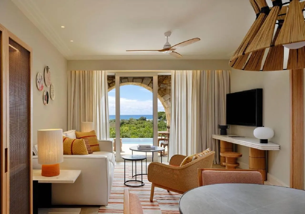 Living room in The Westin Resort, Costa Navarino