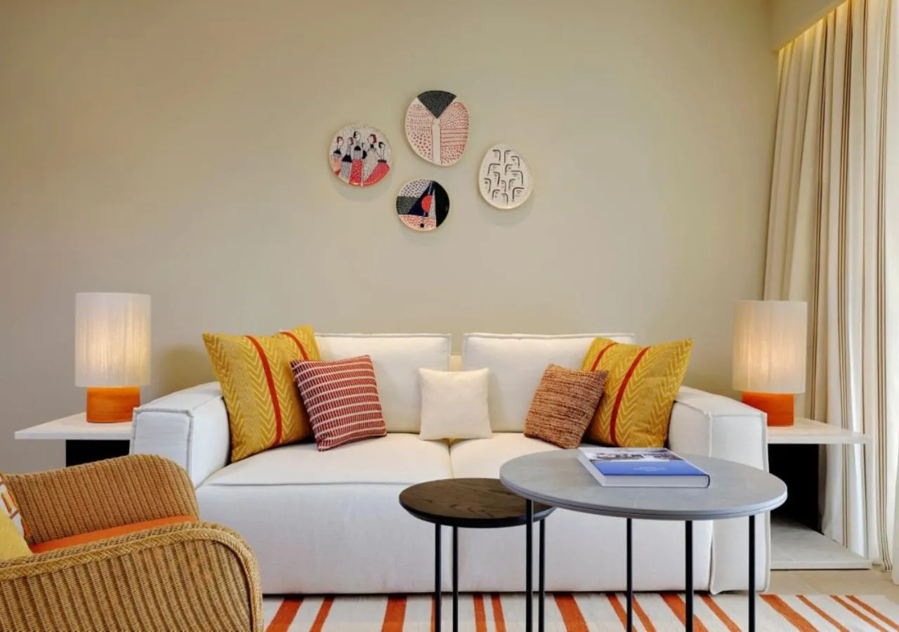 Living room in The Westin Resort, Costa Navarino