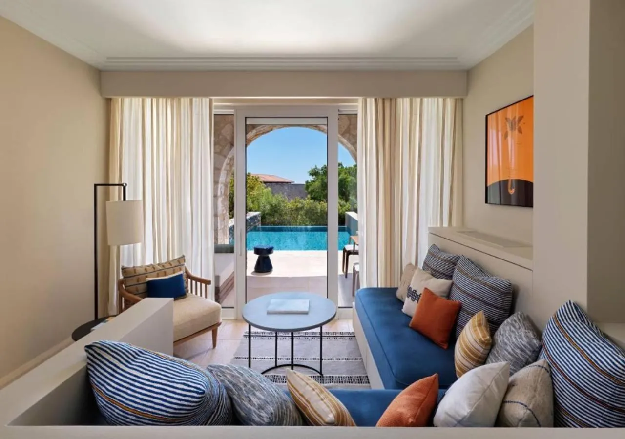 Living room in The Westin Resort, Costa Navarino