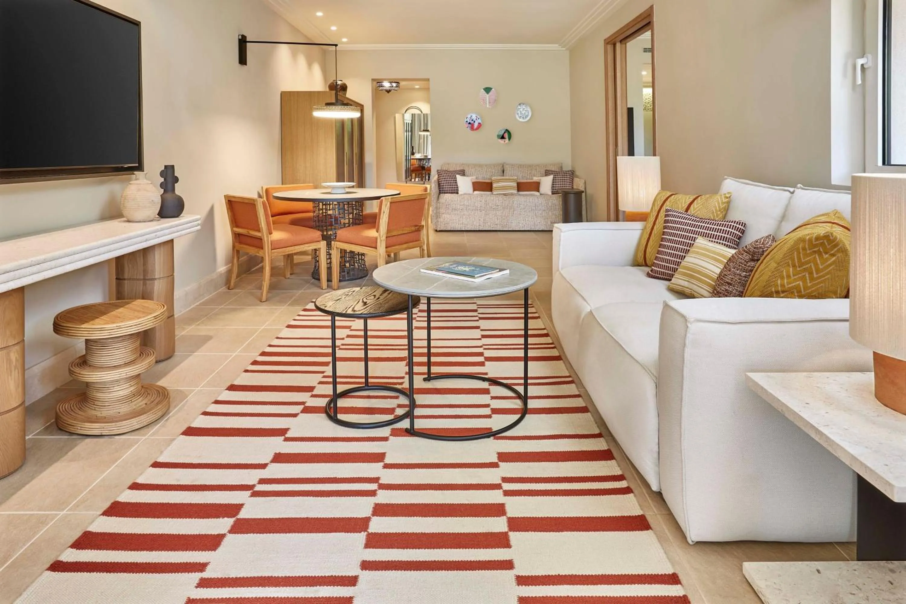 Living room in The Westin Resort, Costa Navarino