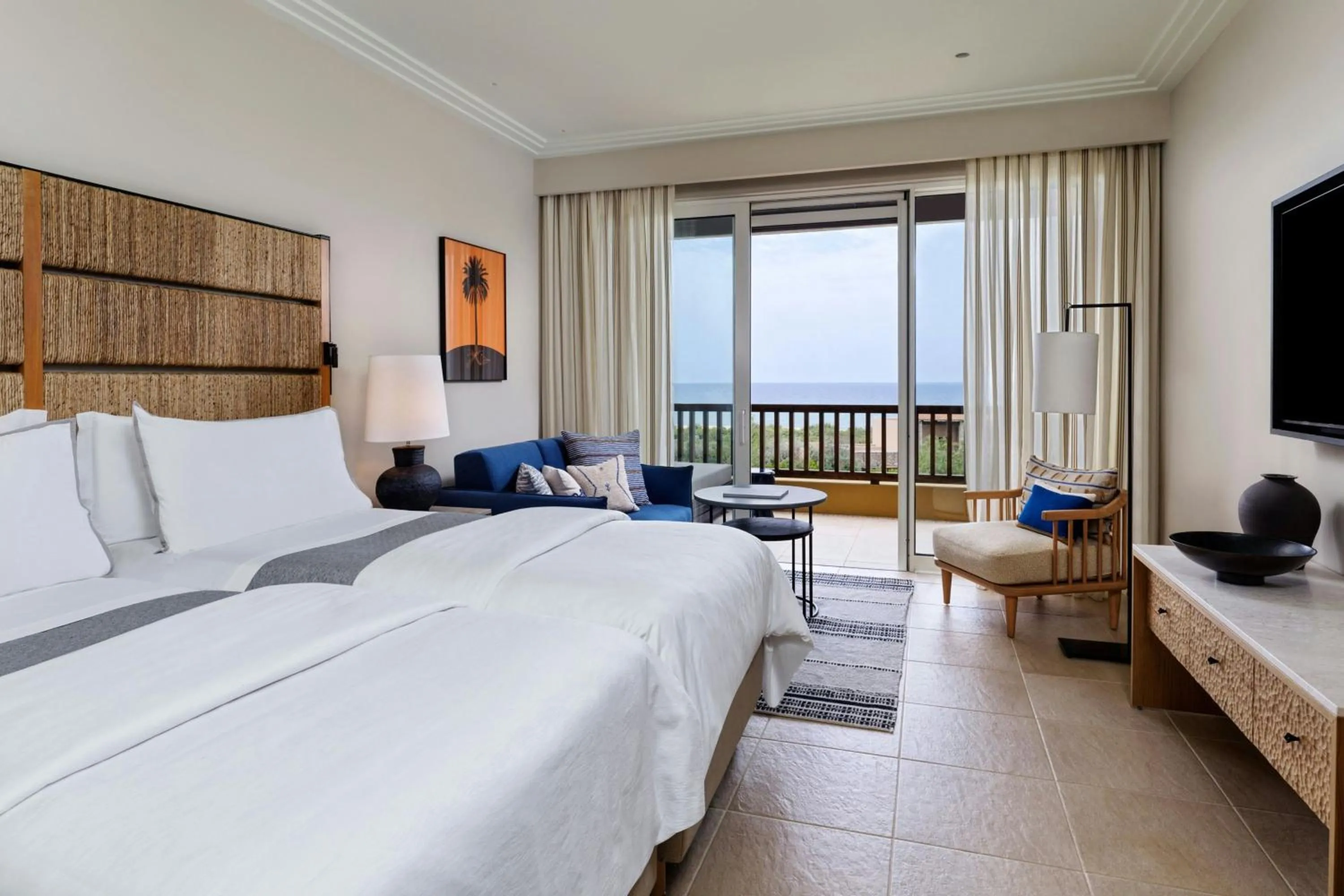 Bedroom, Bed in The Westin Resort, Costa Navarino