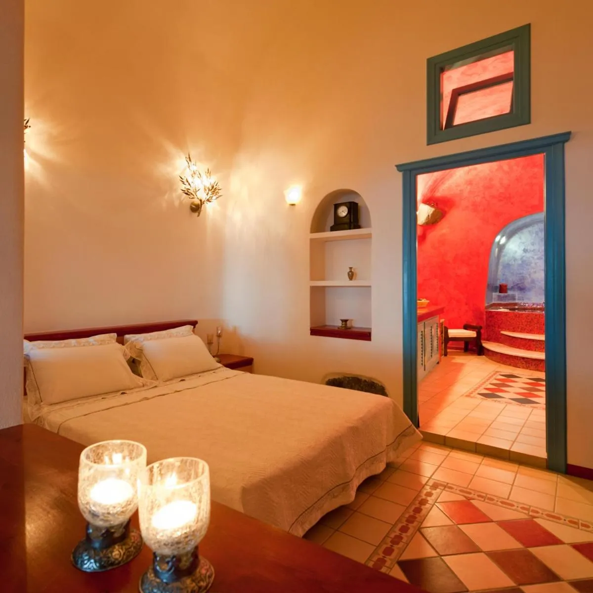 Bedroom, Bed in Vallas Apartments & Villas