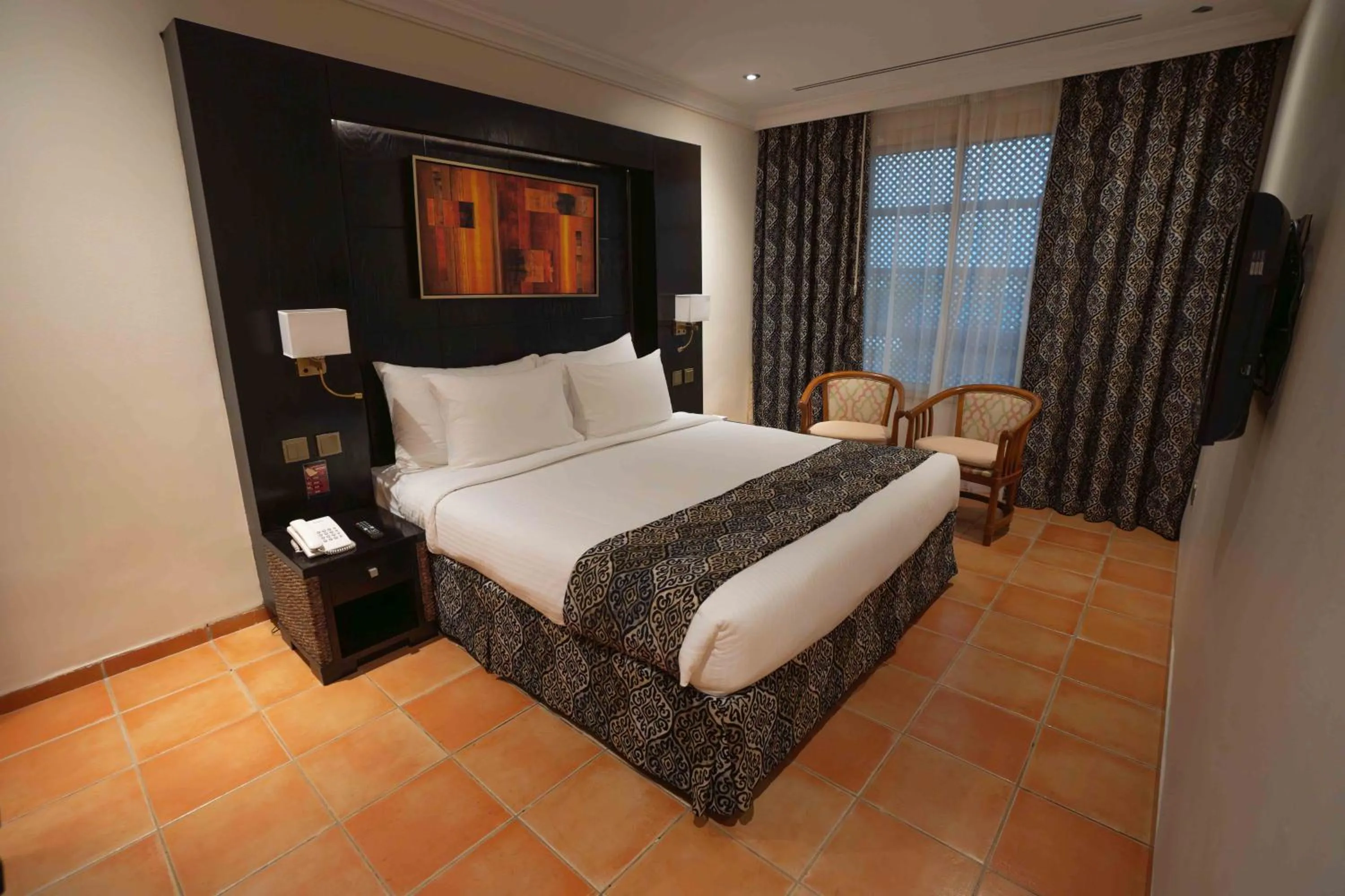 Bed in Al Nawras Island Resort
