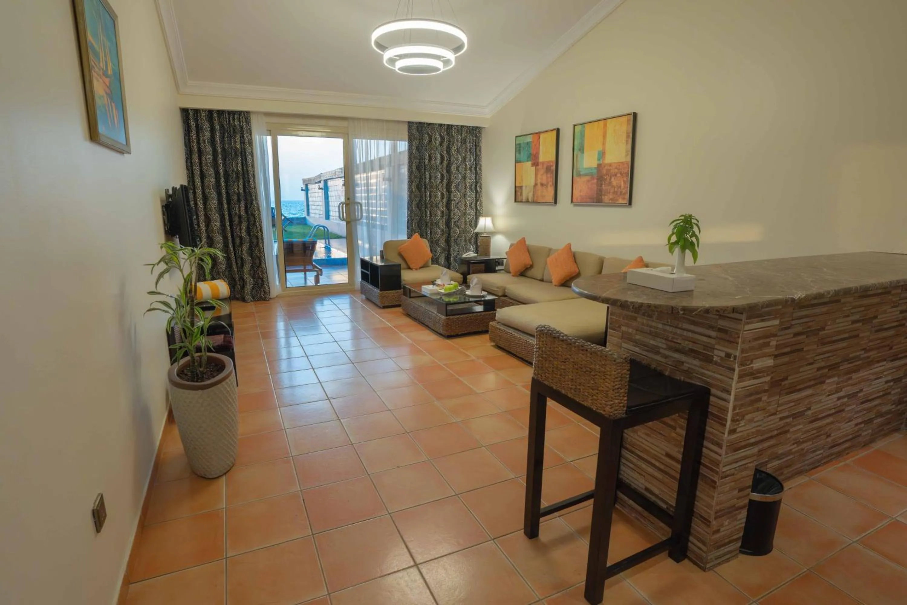 Living room in Al Nawras Island Resort