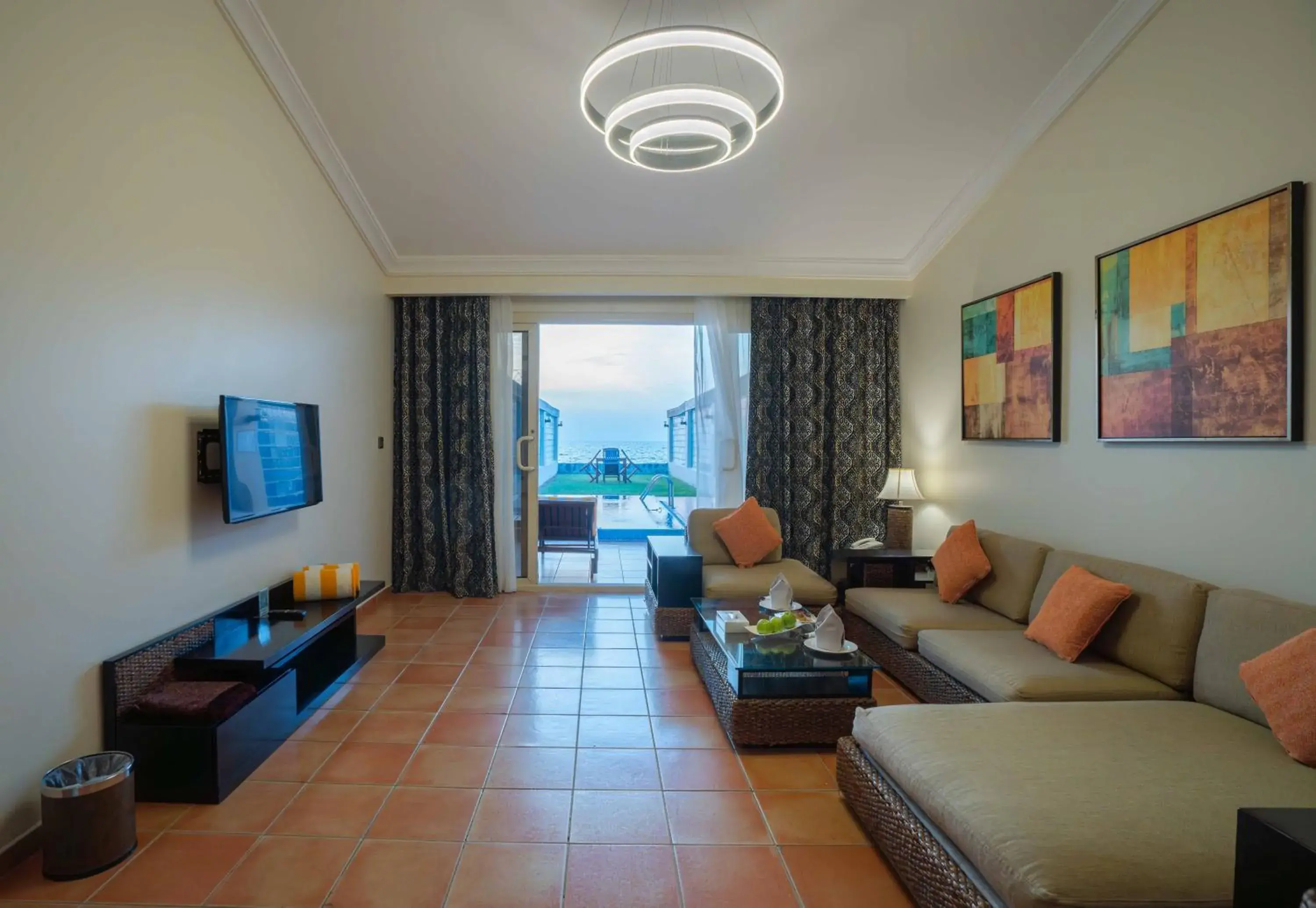 Living room in Al Nawras Island Resort Living room in Al Nawras Island Resort