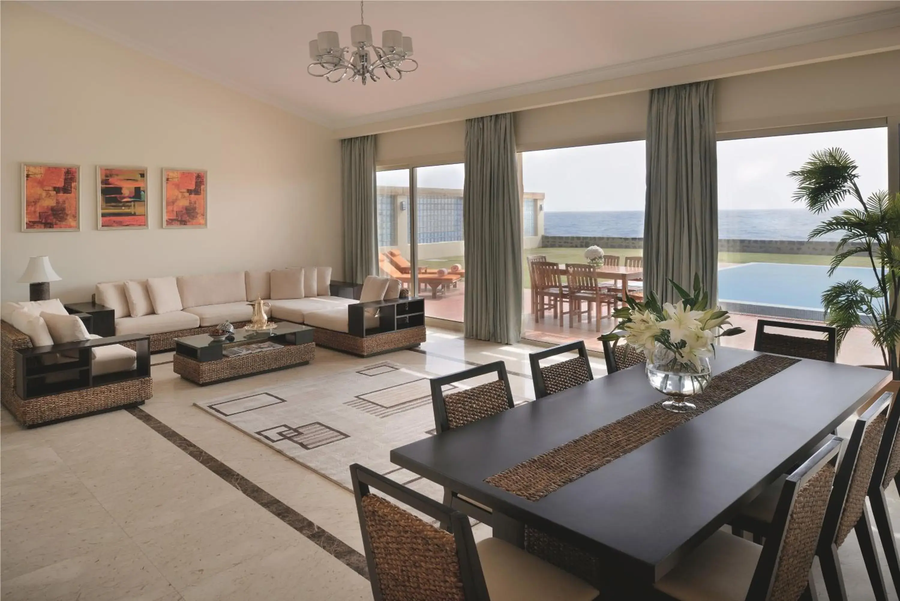 Living room in Al Nawras Island Resort Living room in Al Nawras Island Resort