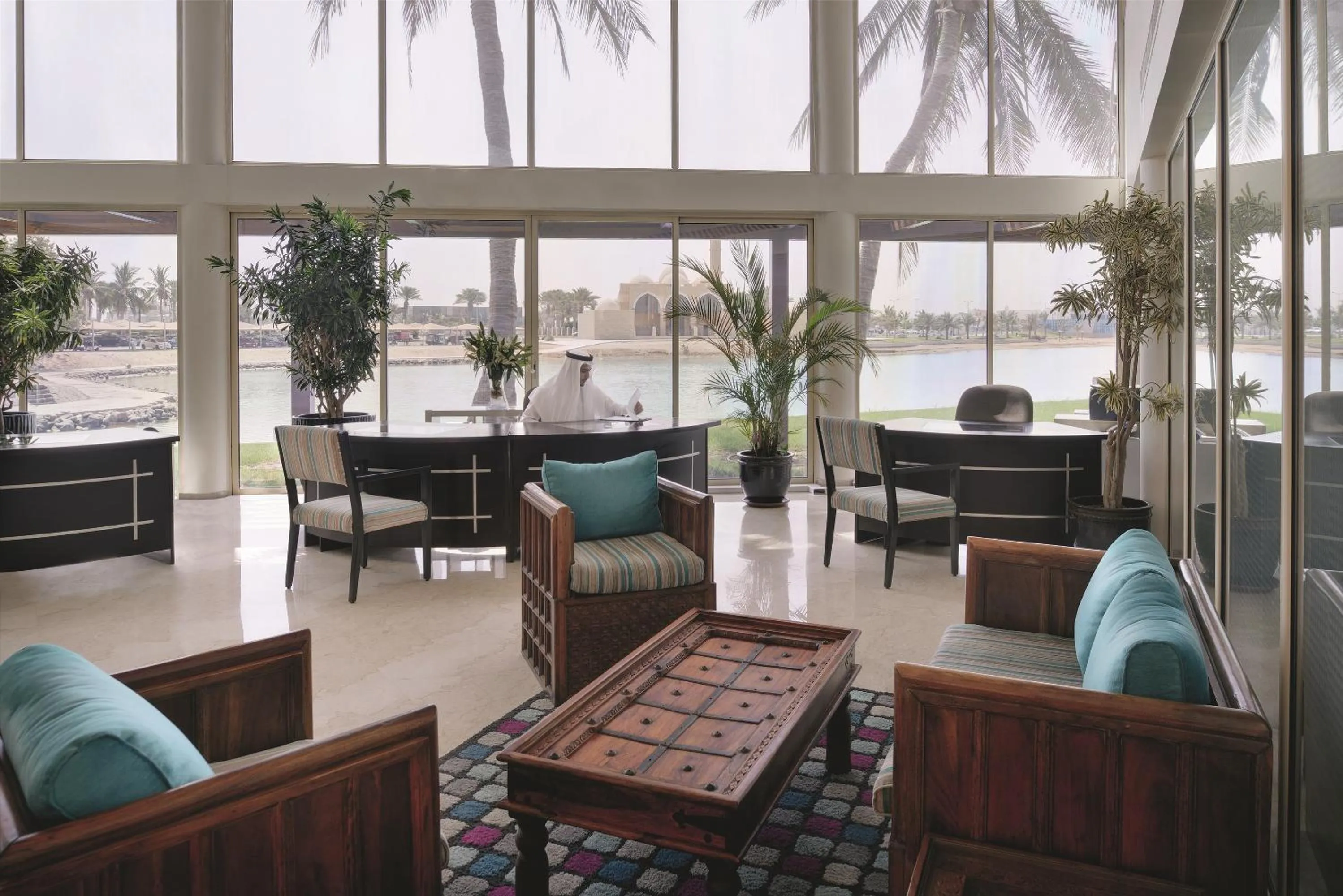 Lobby or reception in Al Nawras Island Resort