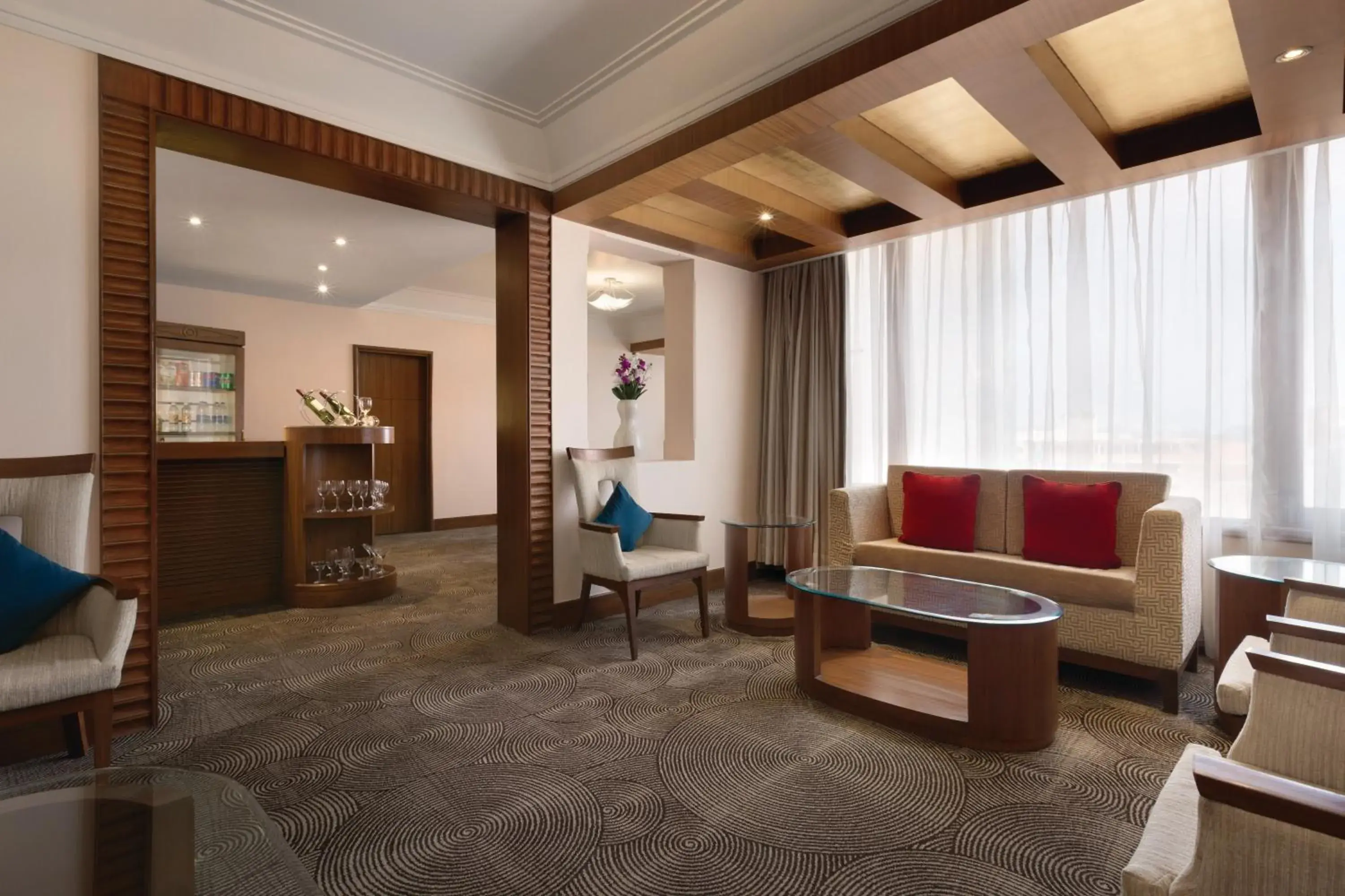 Lounge or bar in Ramada Plaza by Wyndham JHV Varanasi Lounge or bar in Ramada Plaza by Wyndham JHV Varanasi