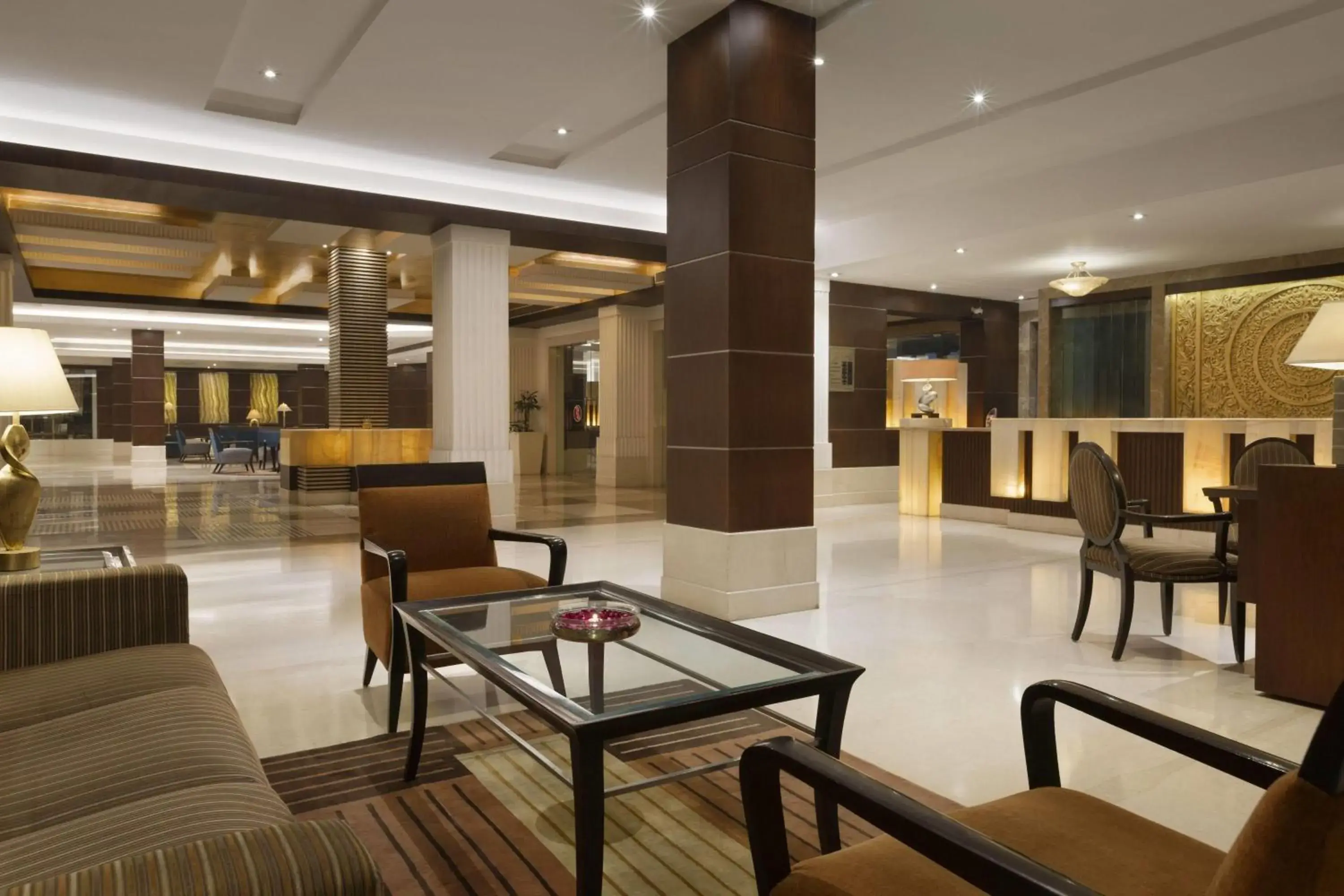 Lobby or reception in Ramada Plaza by Wyndham JHV Varanasi Lobby or reception in Ramada Plaza by Wyndham JHV Varanasi