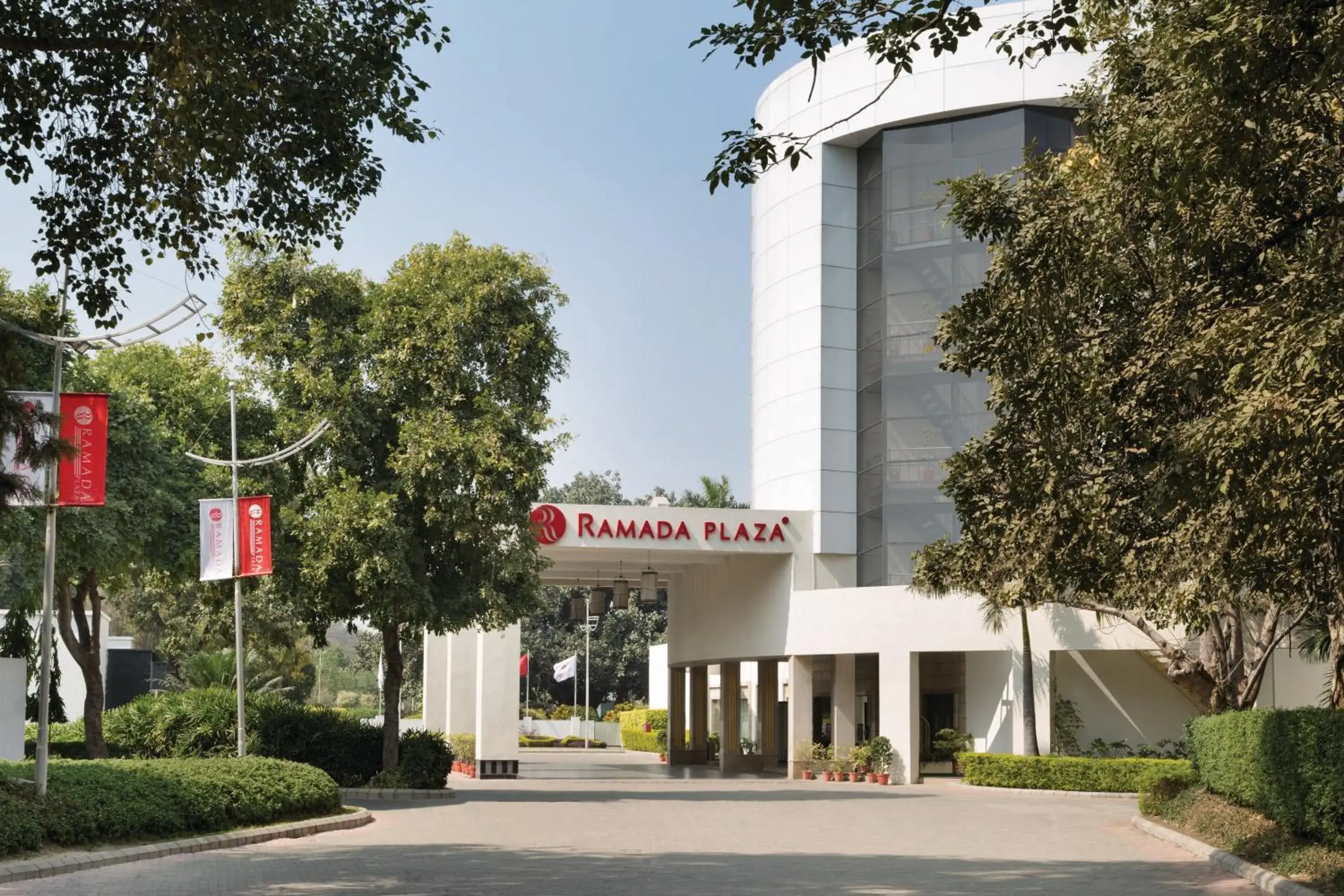 Facade/entrance in Ramada Plaza by Wyndham JHV Varanasi Facade/entrance in Ramada Plaza by Wyndham JHV Varanasi