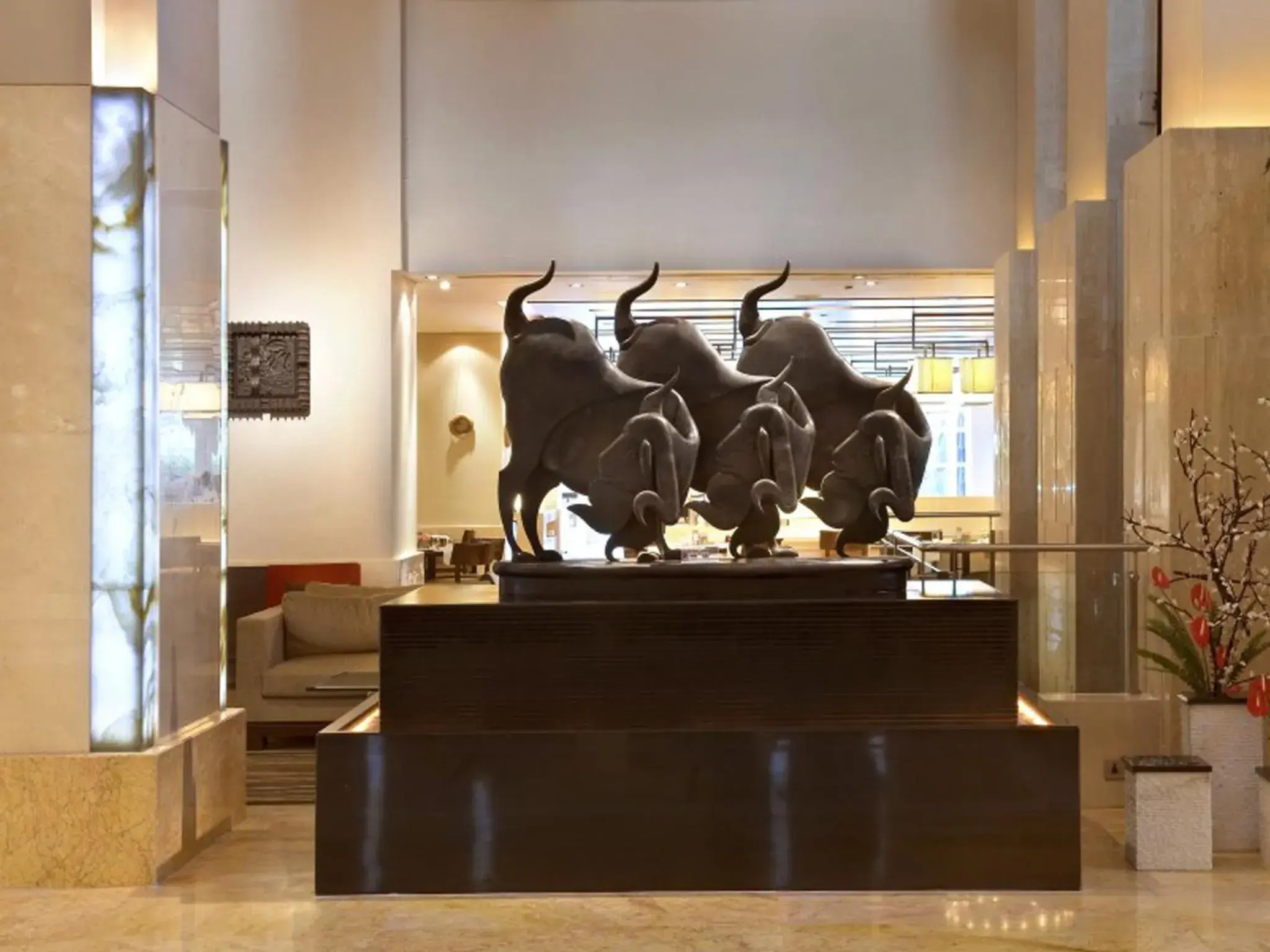 Lobby or reception in The LaLiT New Delhi Lobby or reception in The LaLiT New Delhi