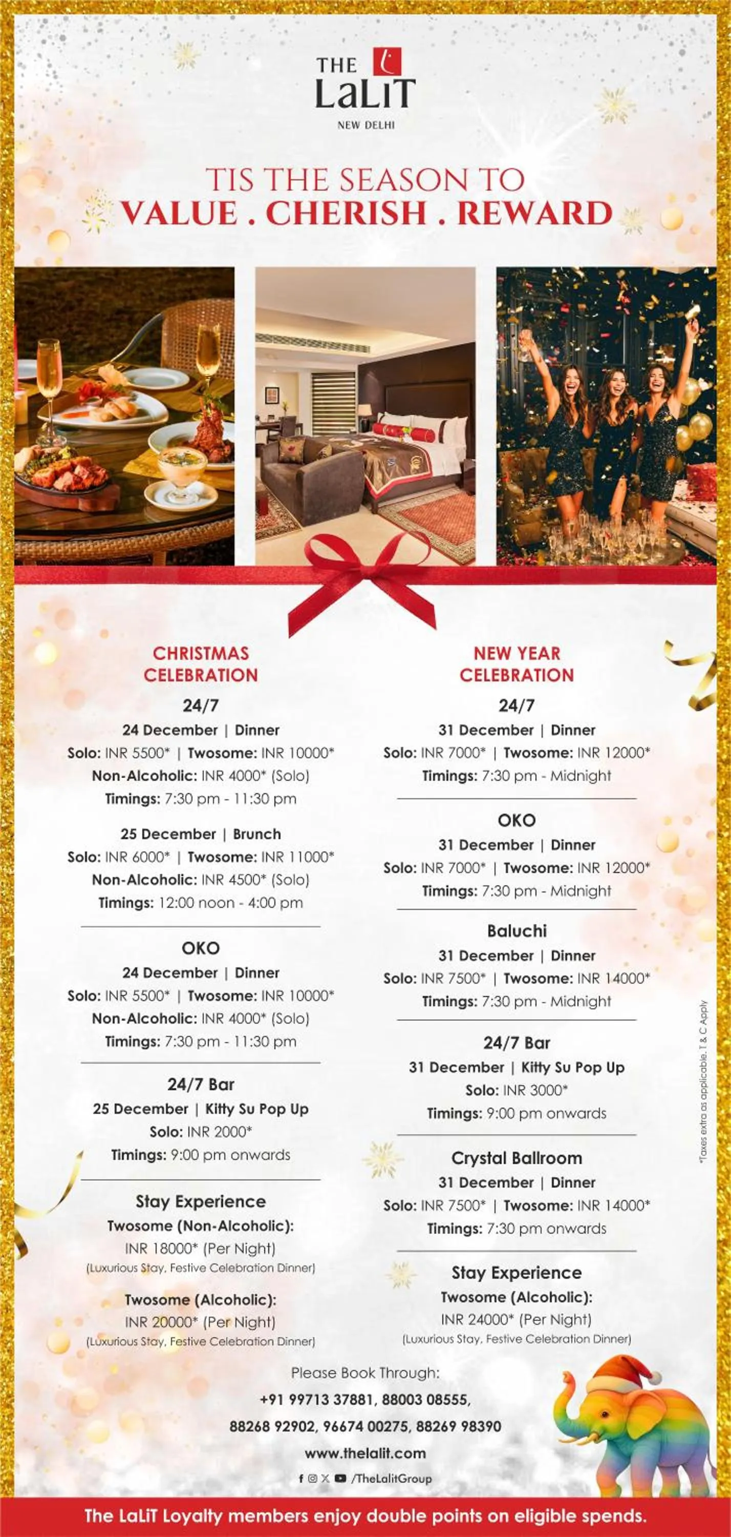 Food and drinks in The LaLiT New Delhi