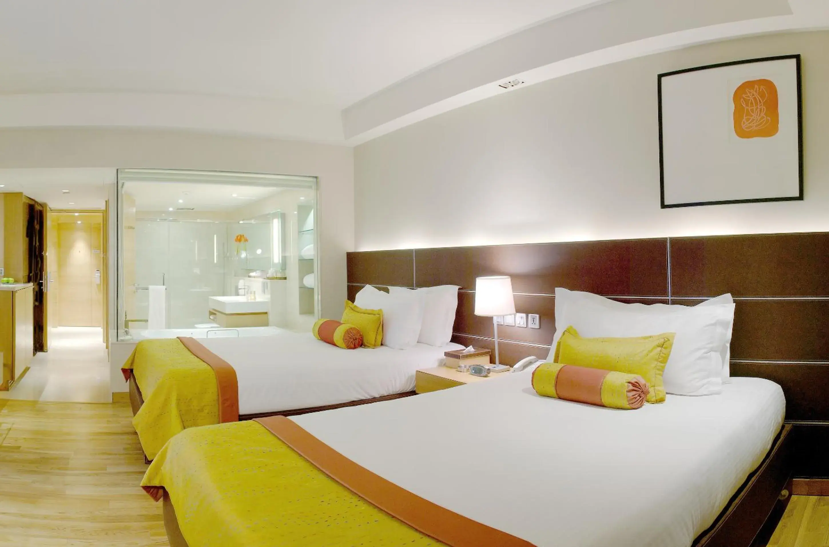 Bed in The LaLiT New Delhi Bed in The LaLiT New Delhi