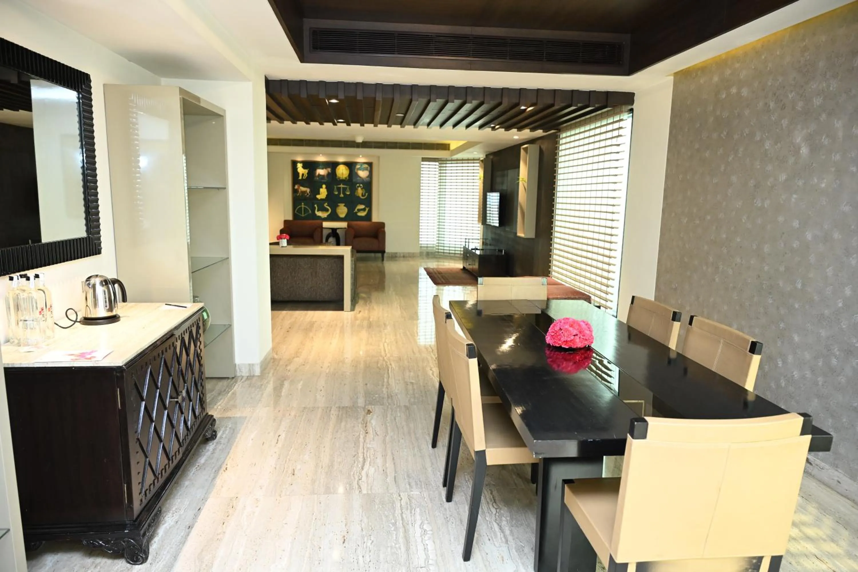 Dining area in The LaLiT New Delhi