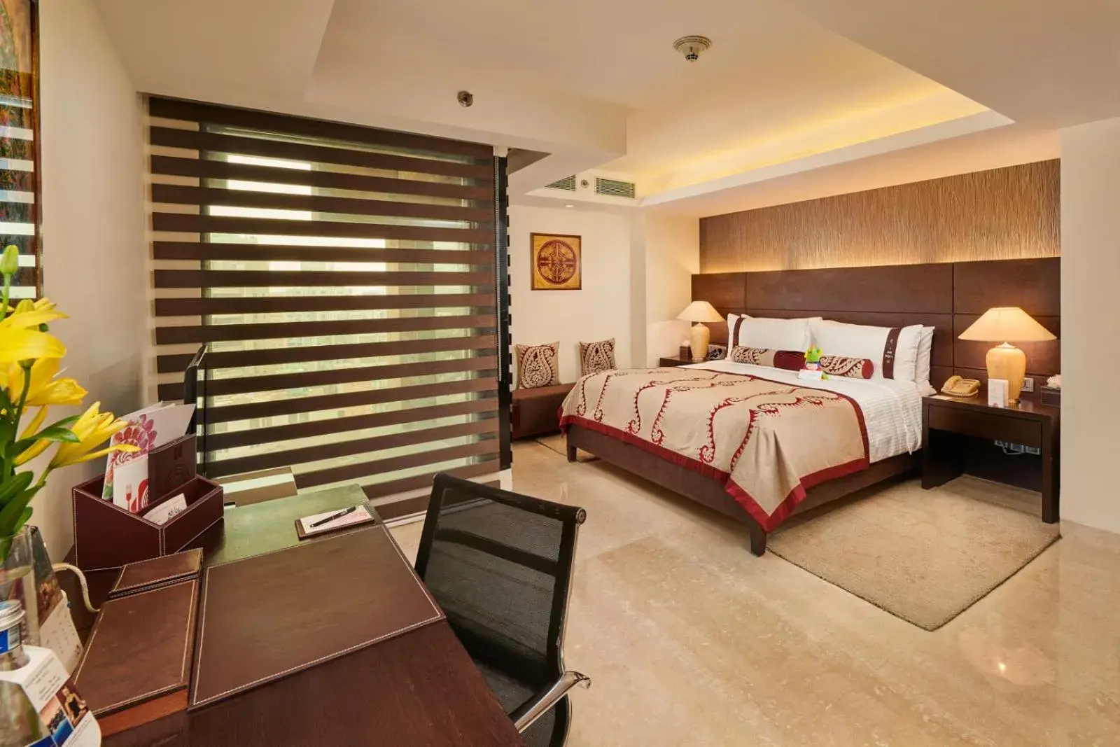 Bedroom, Bed in The LaLiT New Delhi Bedroom, Bed in The LaLiT New Delhi