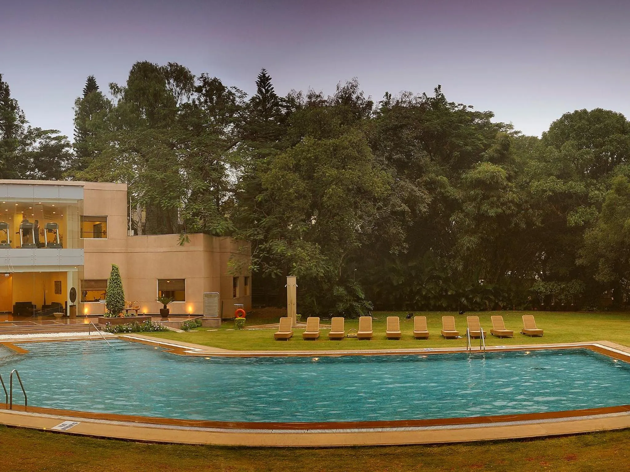 Swimming pool in The Lalit Ashok