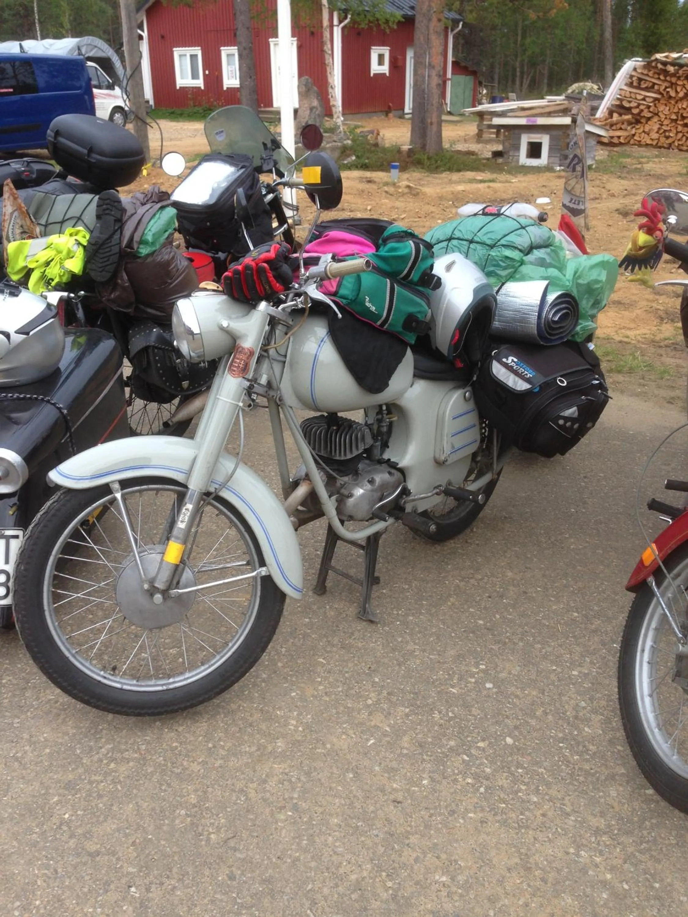 Decorative detail in Vuotson Maja B&B