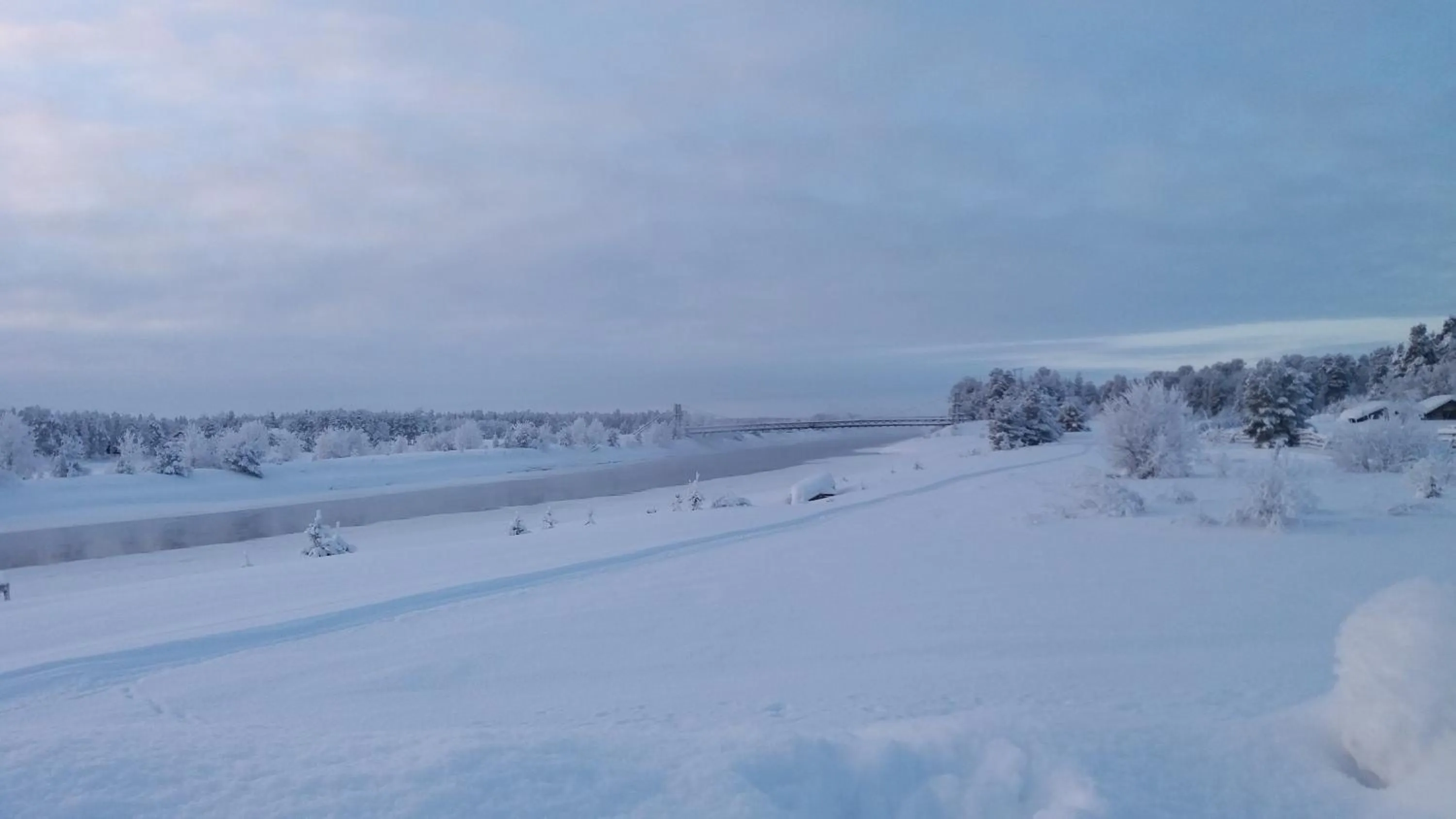 Winter in Vuotson Maja B&B