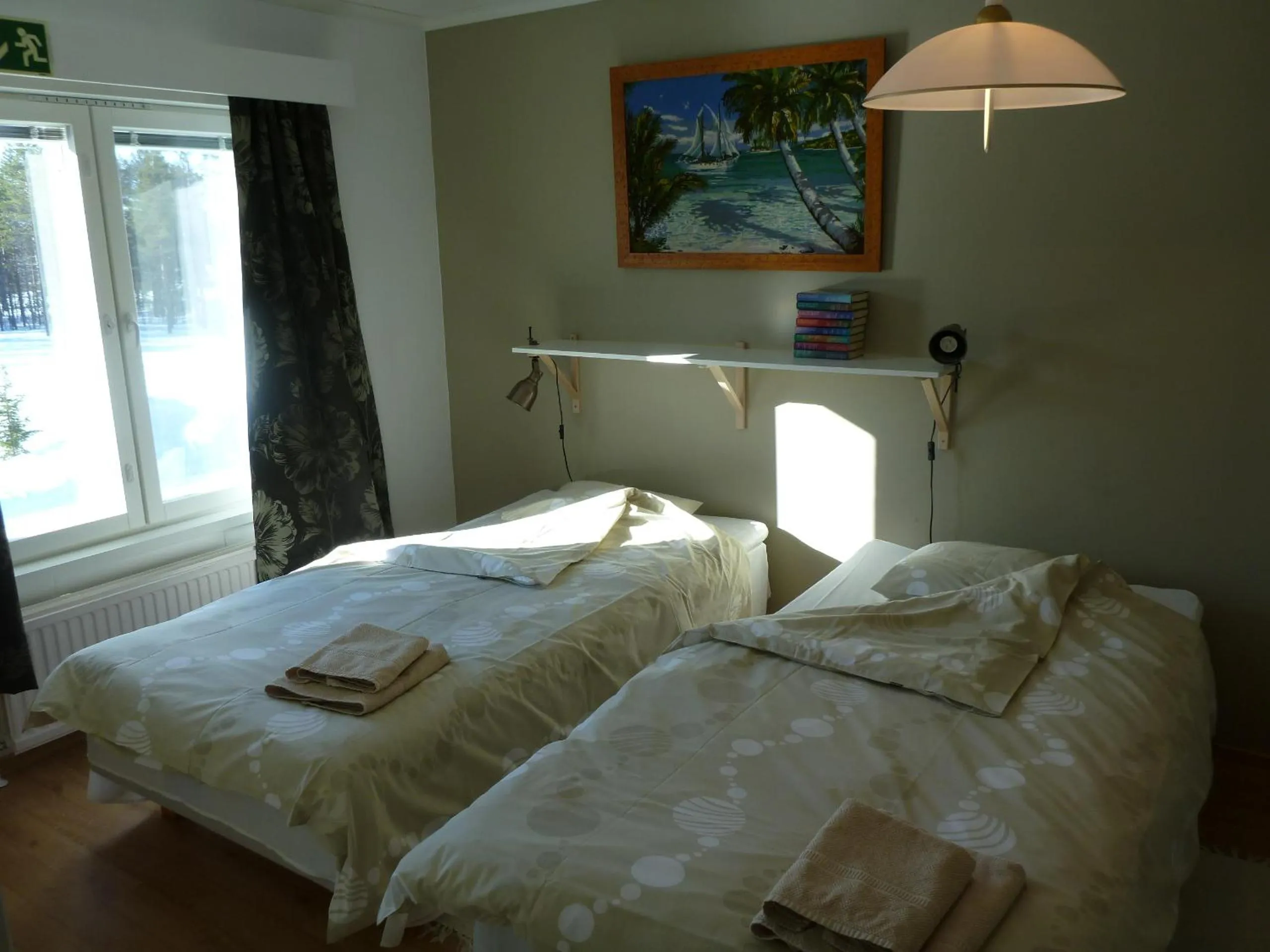 Bed in Vuotson Maja B&B