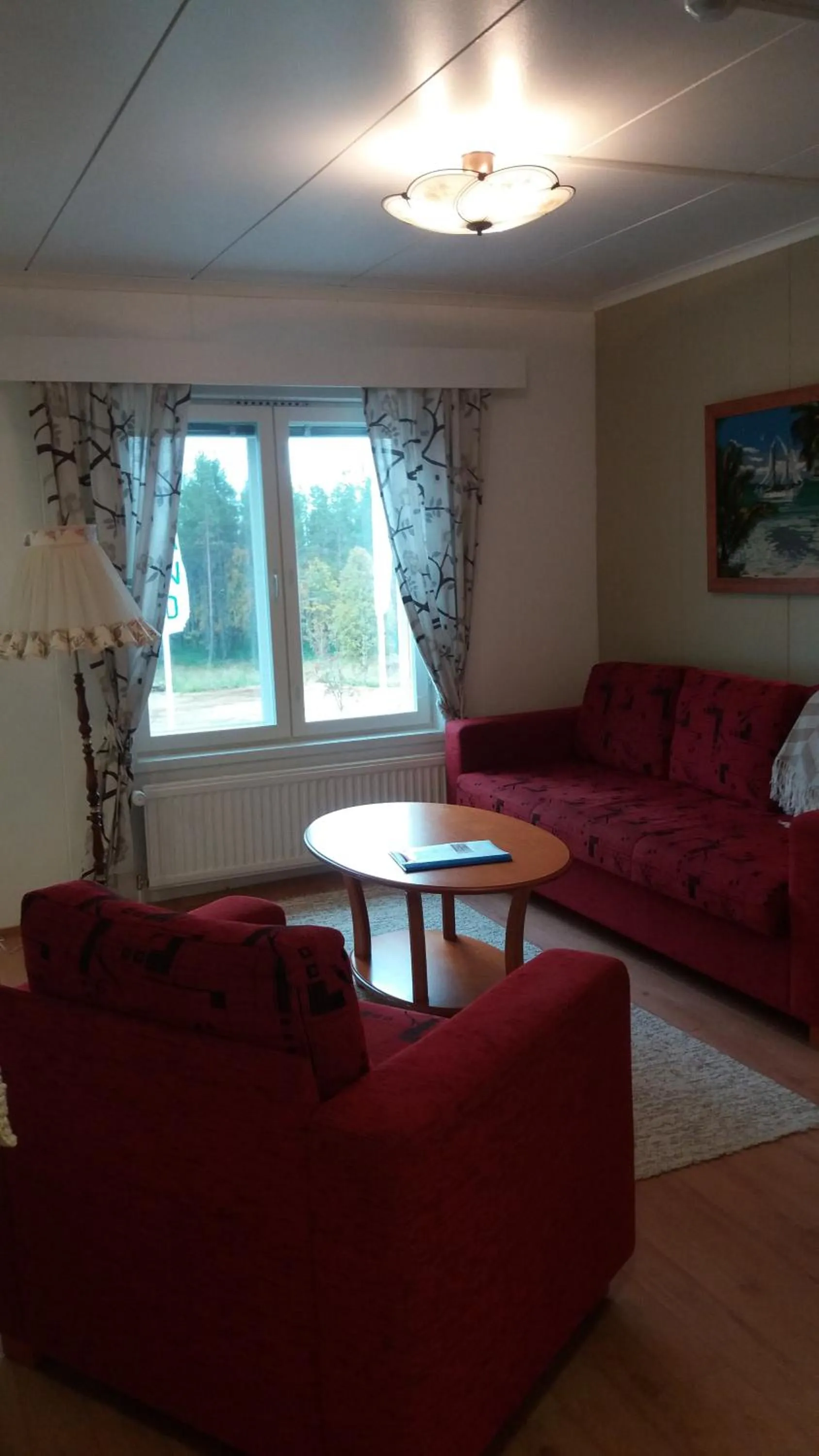 Living room in Vuotson Maja B&B