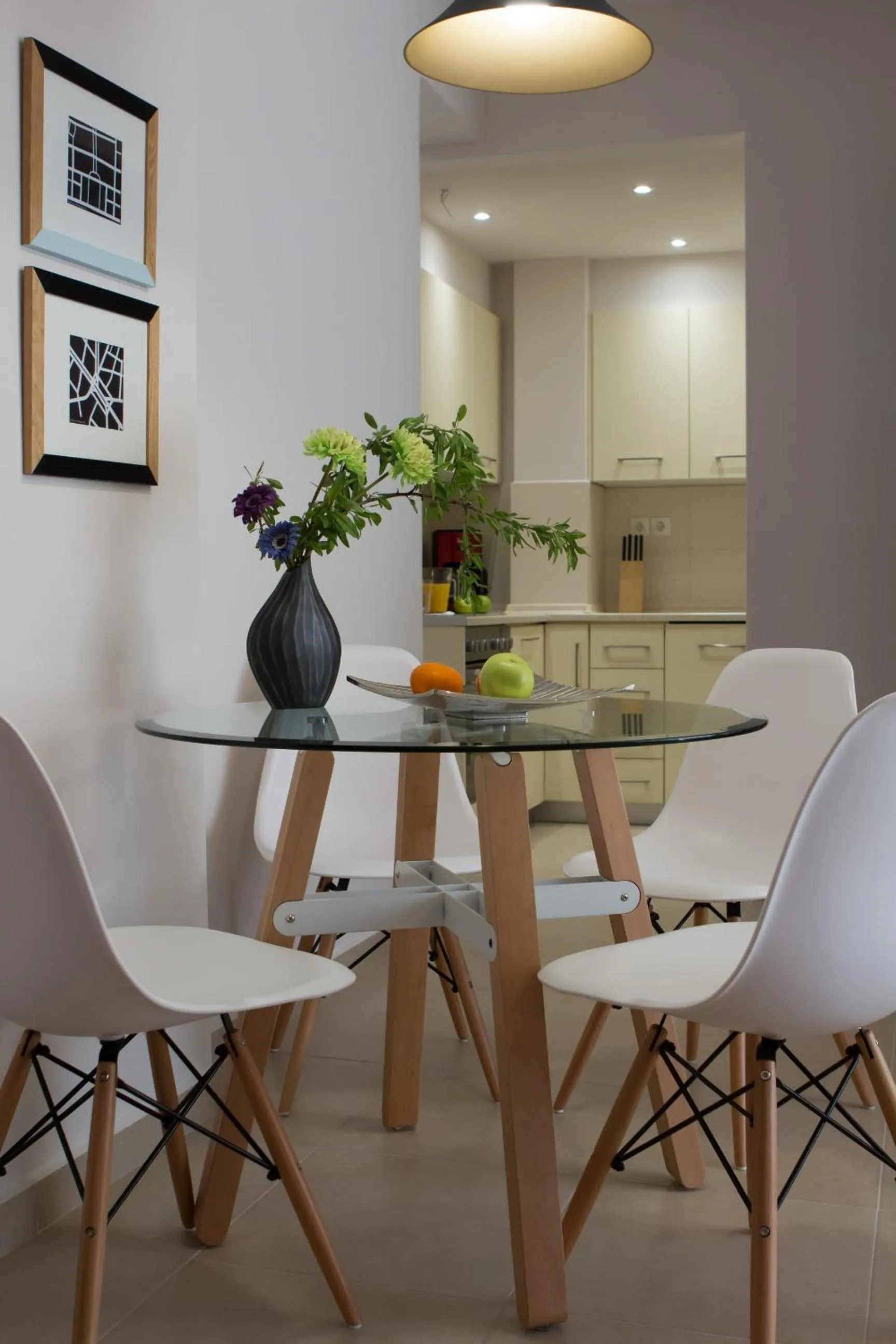 Kitchen or kitchenette in Polis Apartments