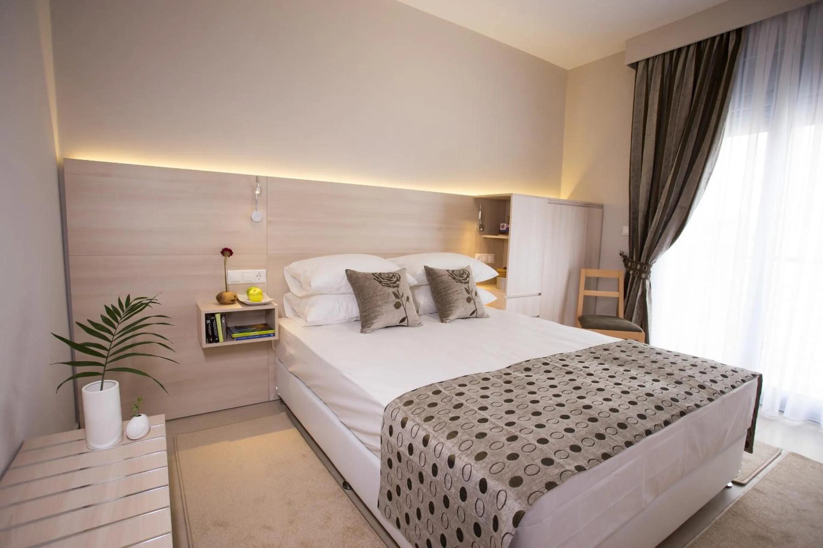 Bed in Polis Apartments