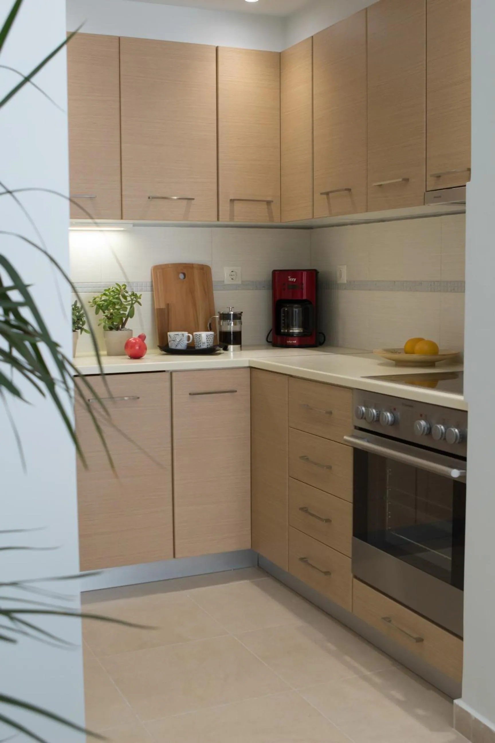 Kitchen or kitchenette in Polis Apartments
