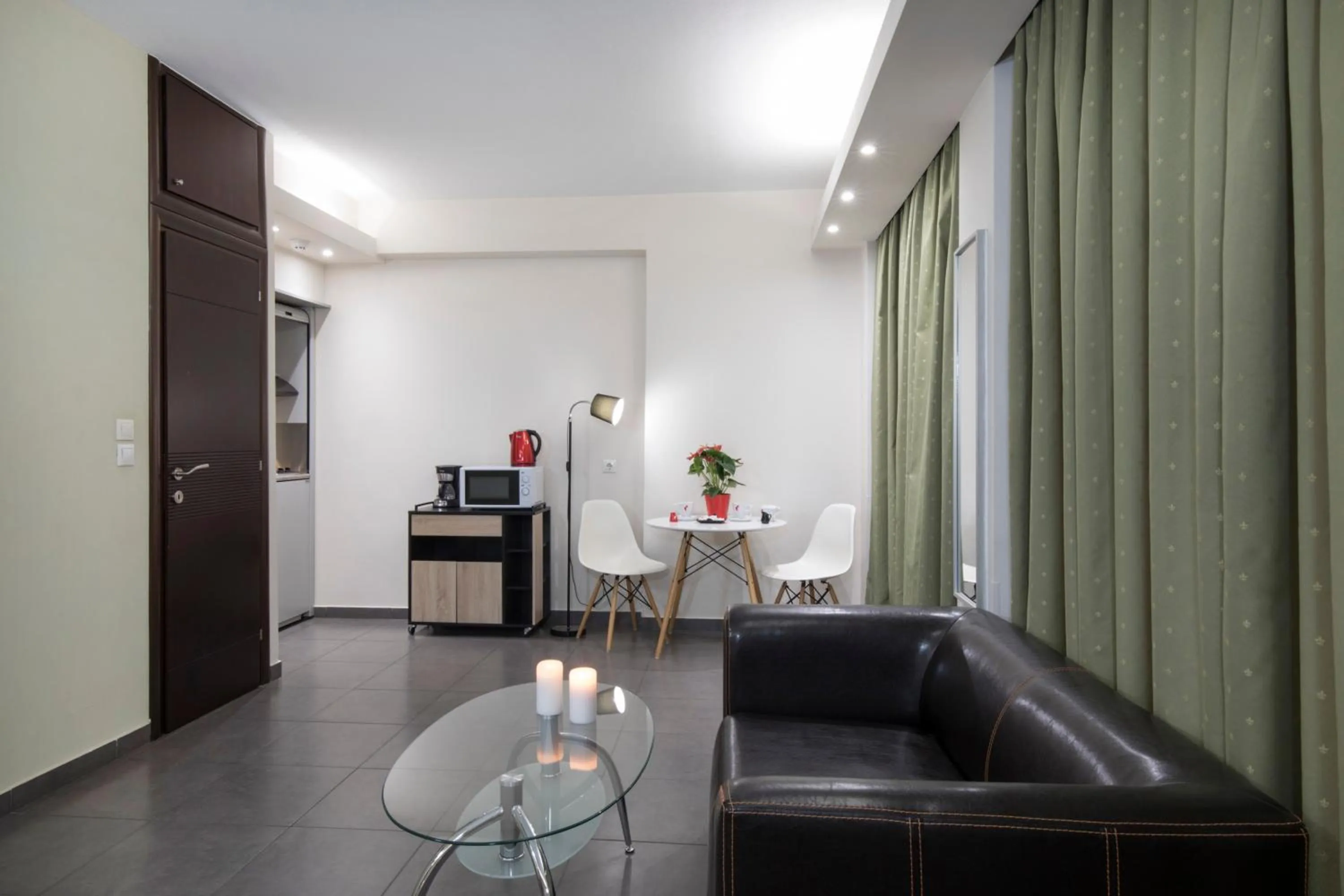 Seating area in Polis Apartments