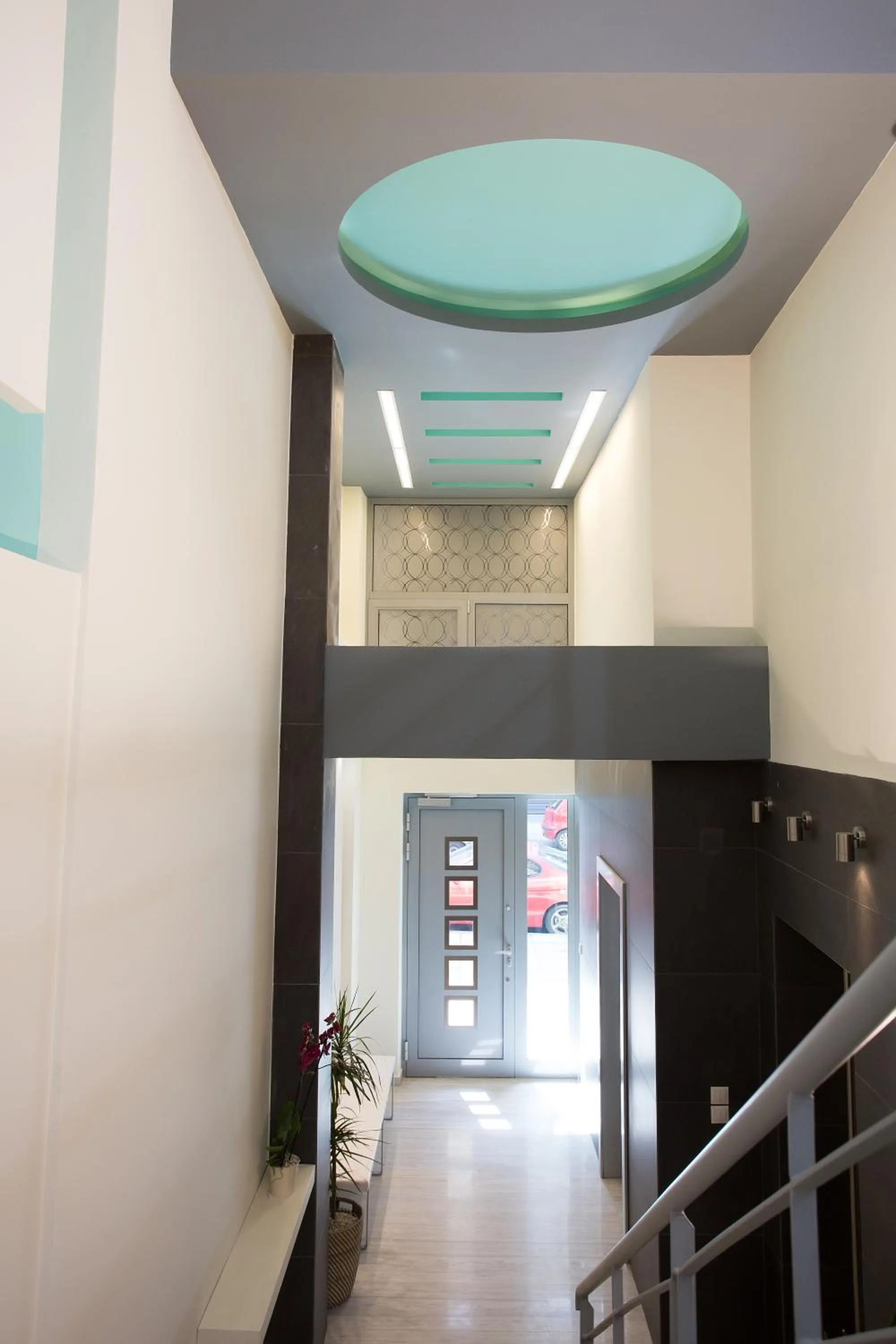 Decorative detail in Polis Apartments