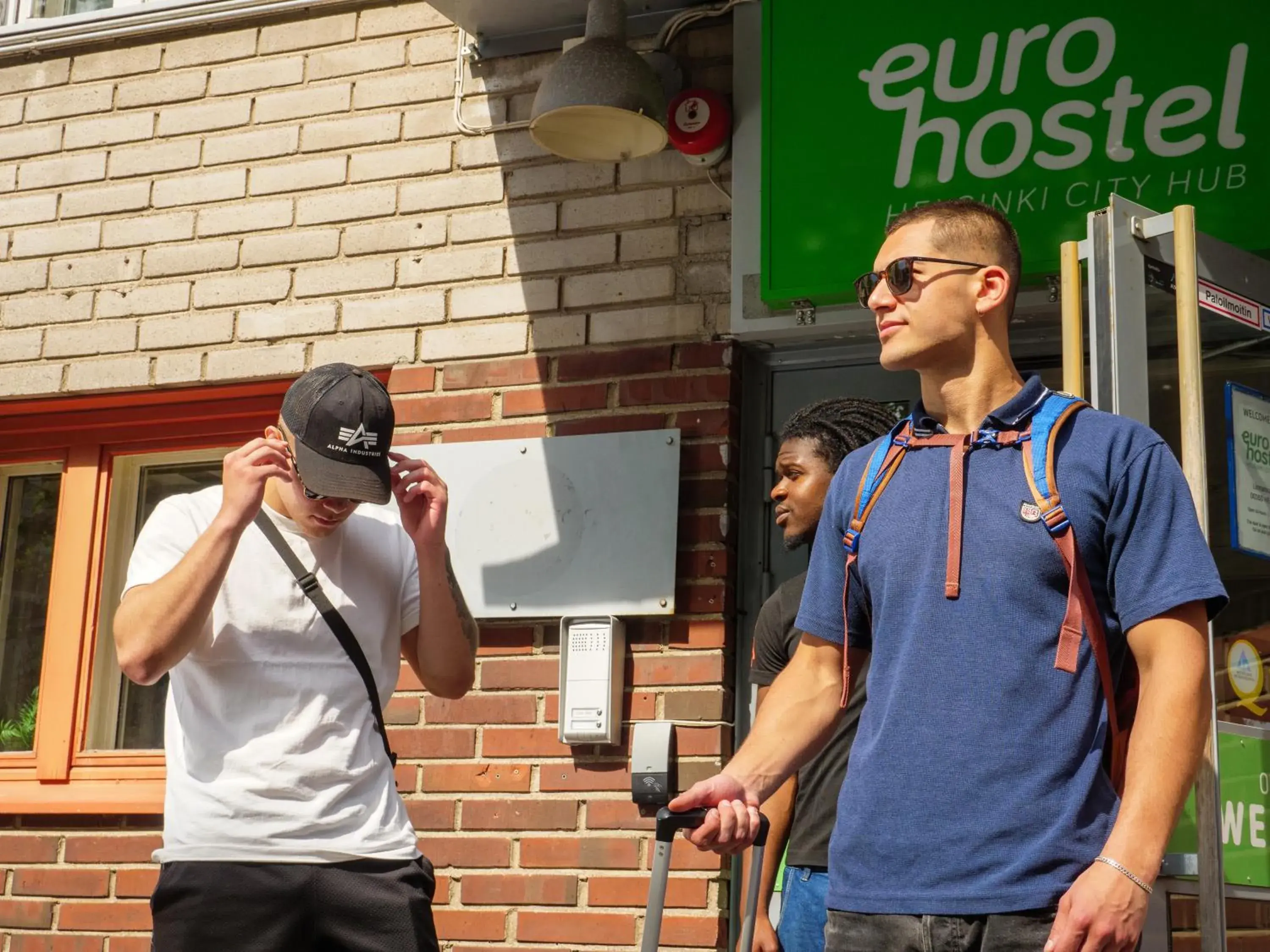 Facade/entrance in Eurohostel Facade/entrance in Eurohostel