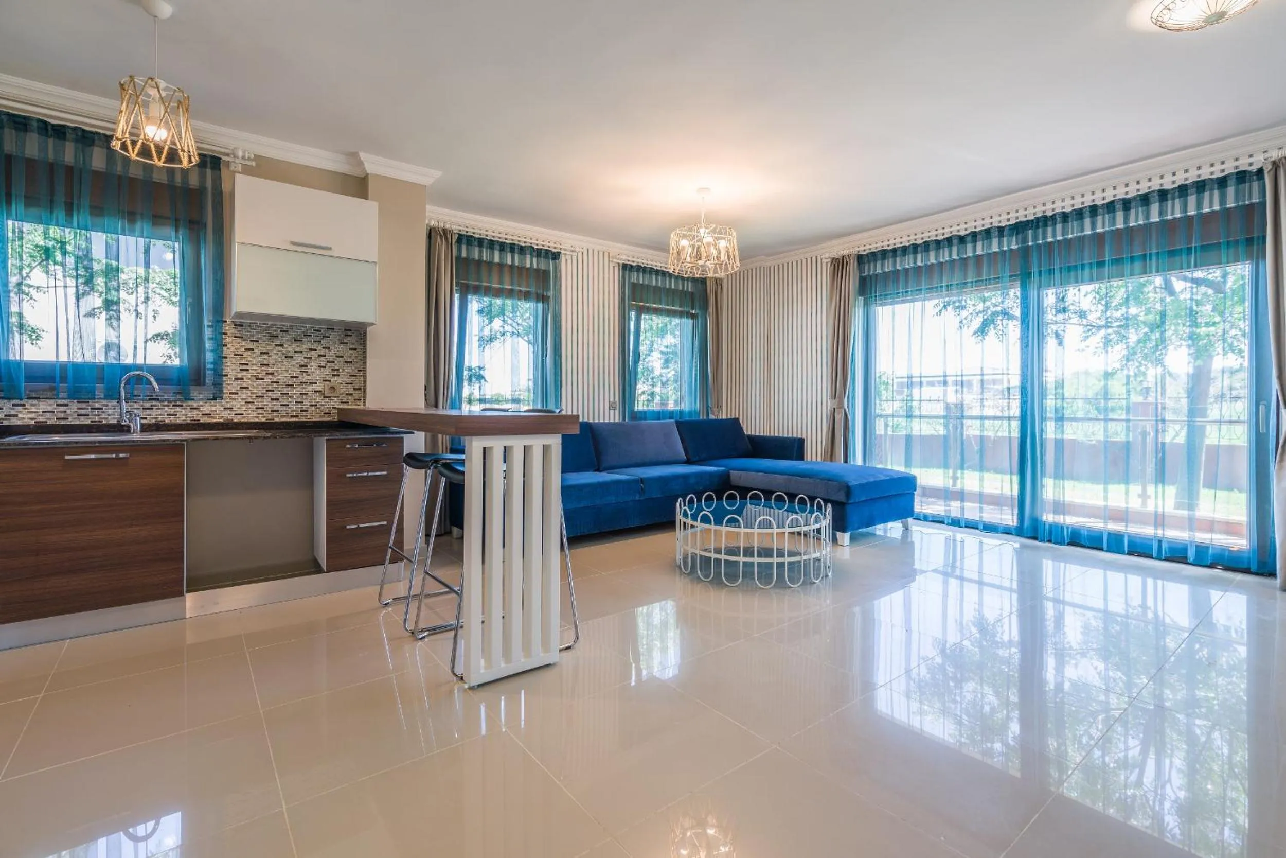 Seating area in VISTA Villa