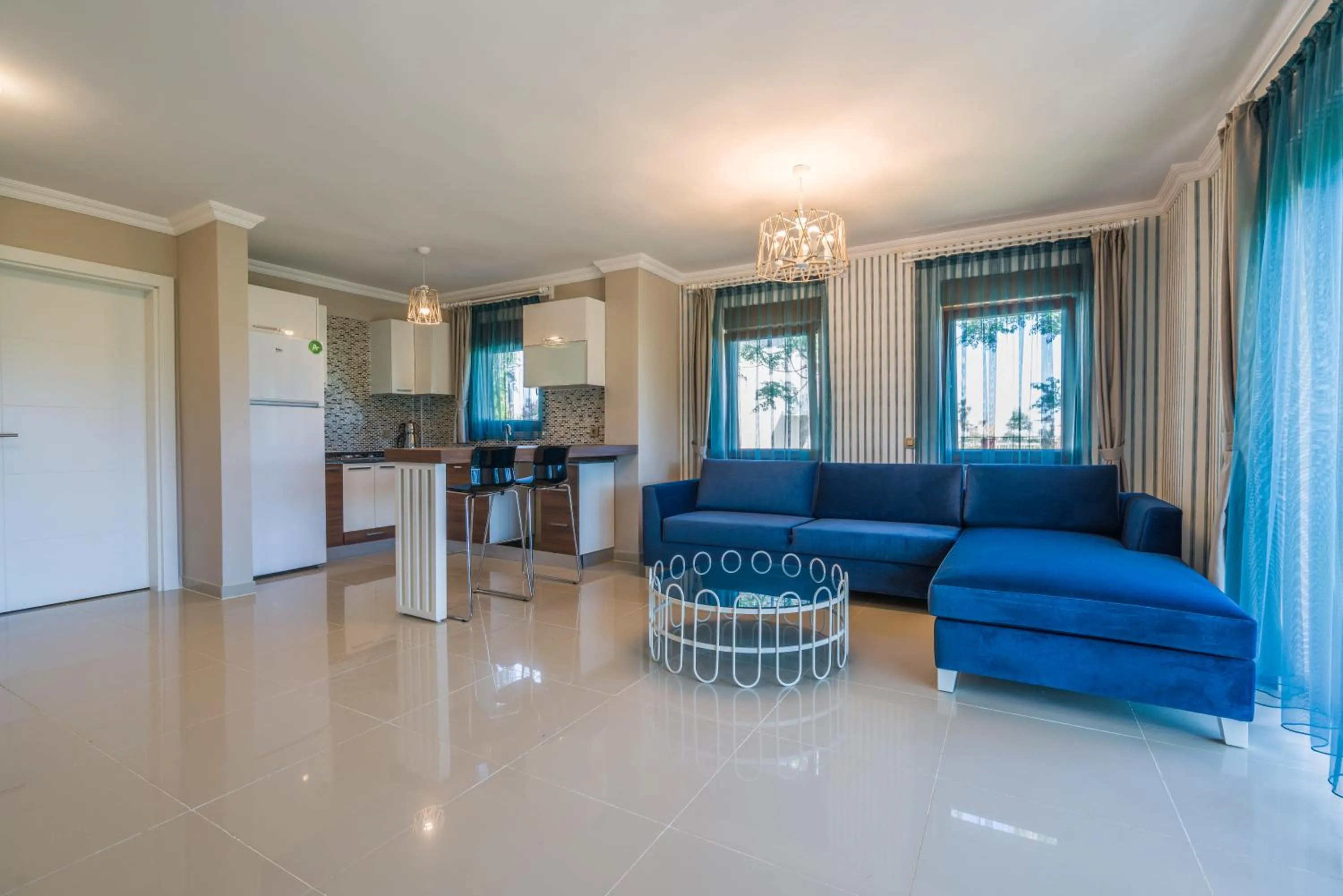 Living room in VISTA Villa