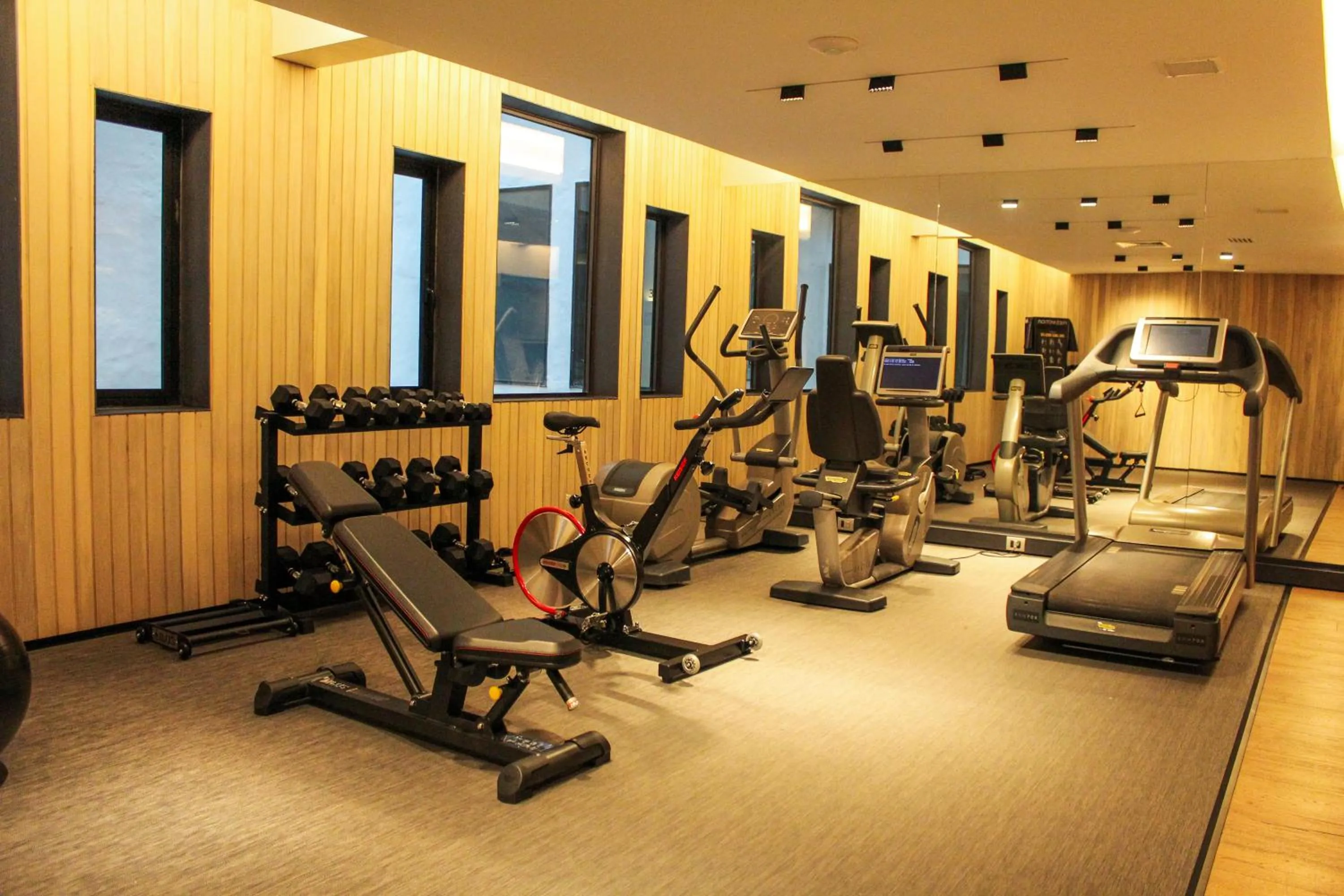 Fitness centre/facilities in Hotel Magnolia Santiago
