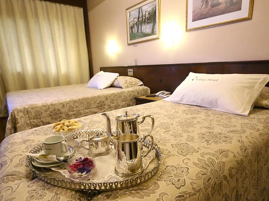 Decorative detail, Bed in Village Hotel