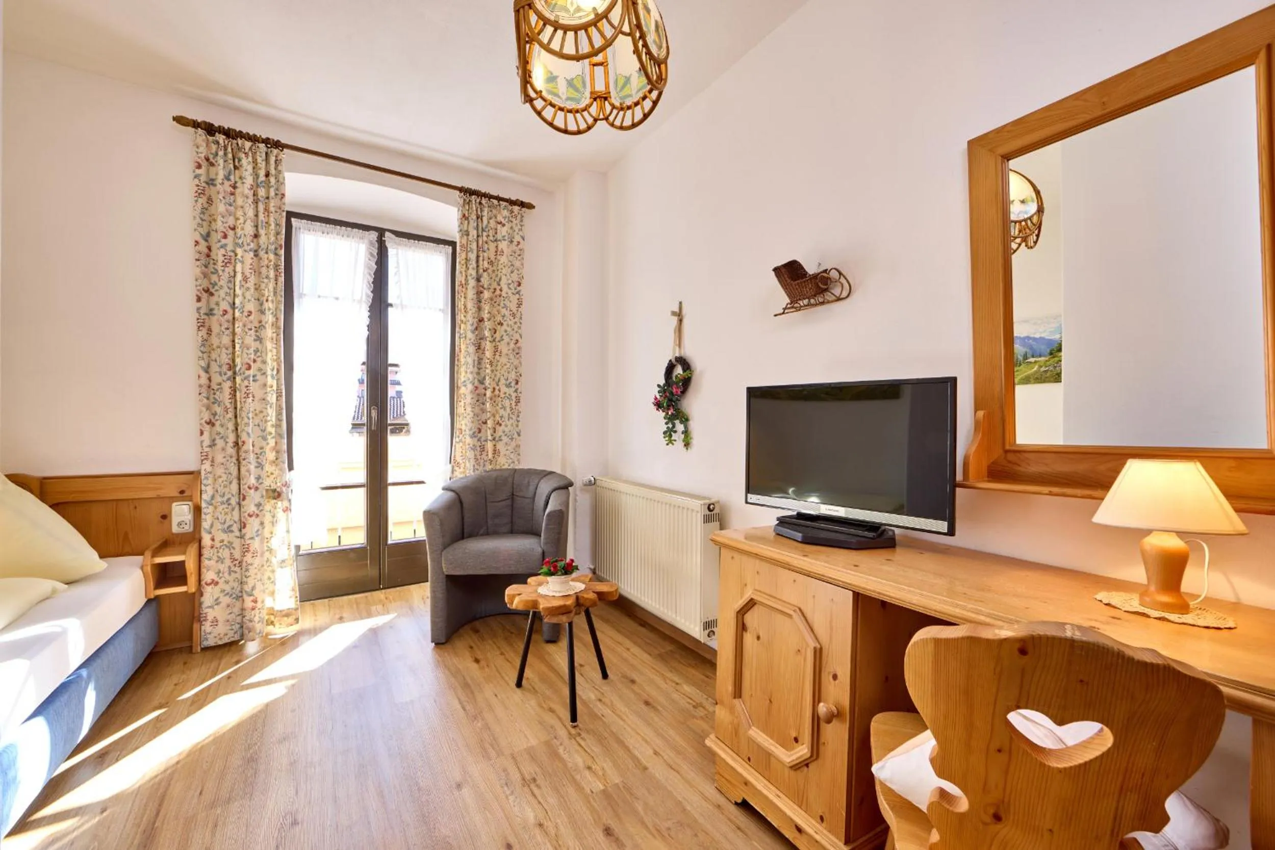 Bed in Hotel Drei Mohren