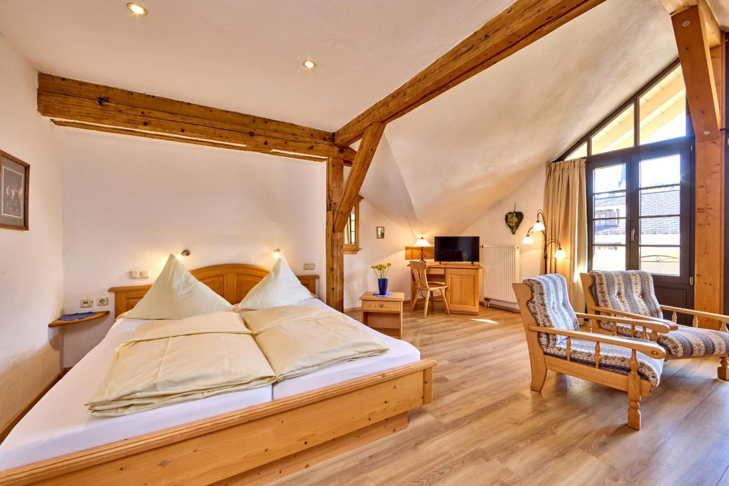 Bed in Hotel Drei Mohren