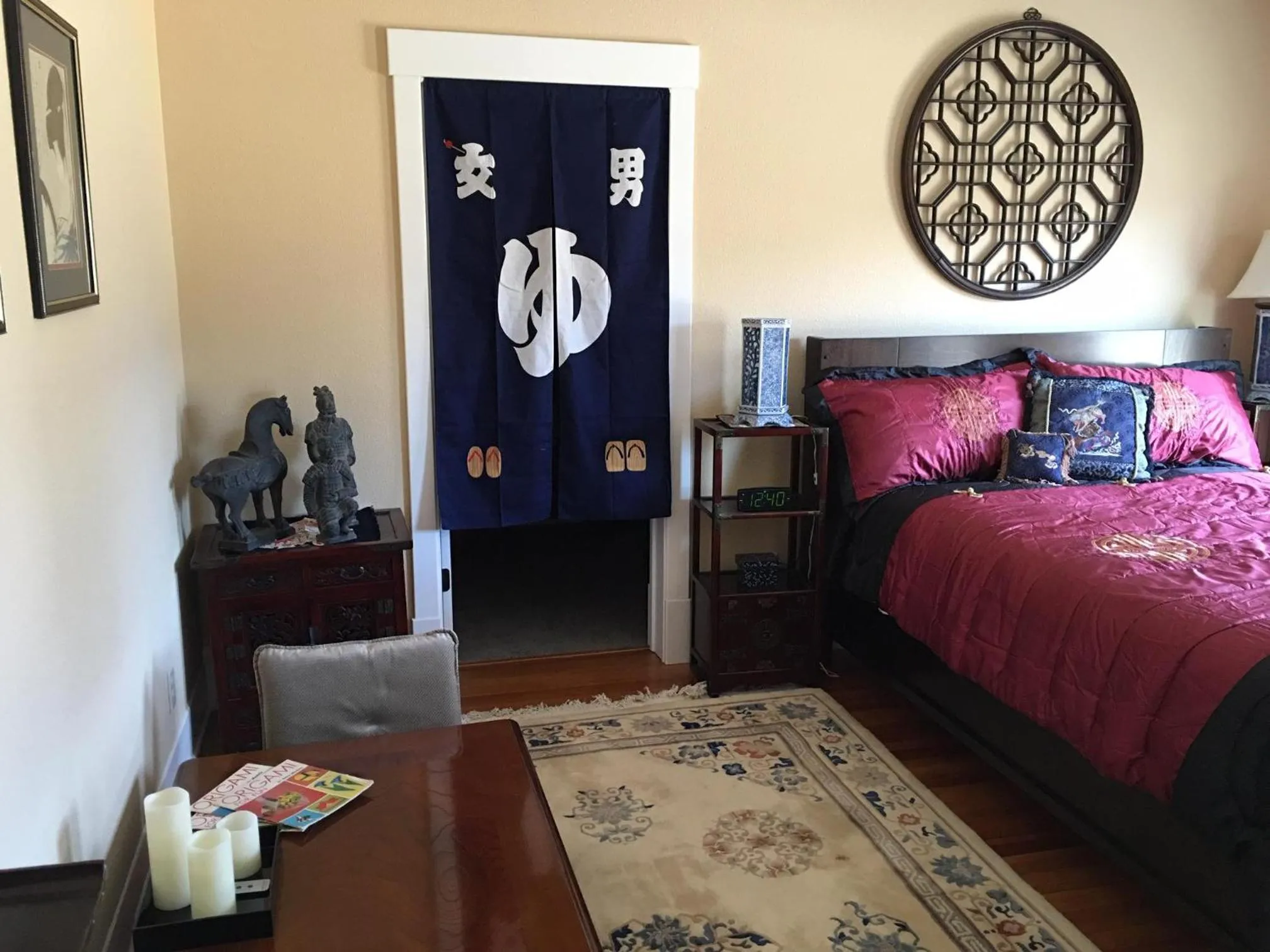 Bed in Attwood House Bed and Breakfast near Manhattan, KS