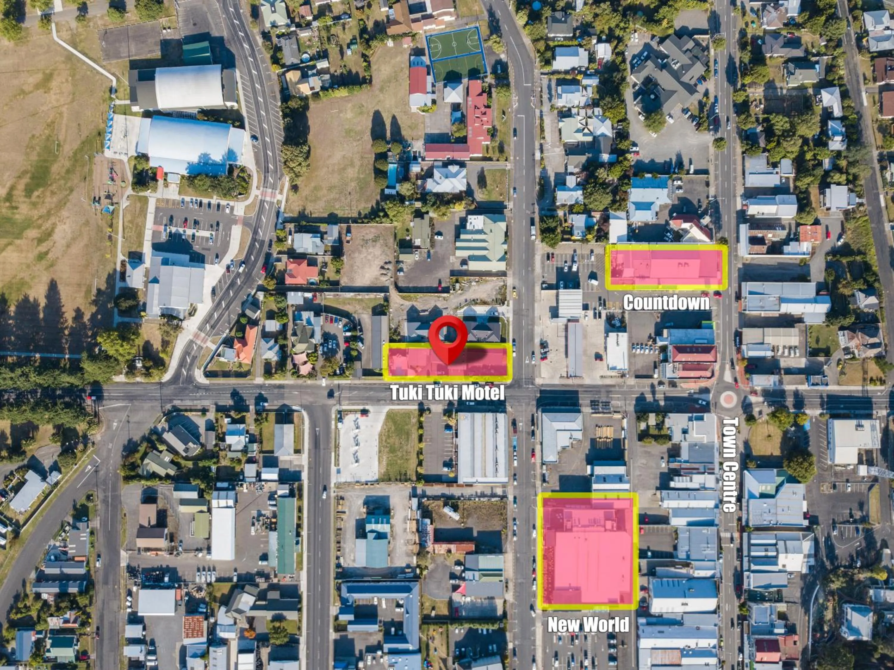 Restaurant/places to eat in Tuki Tuki Motel