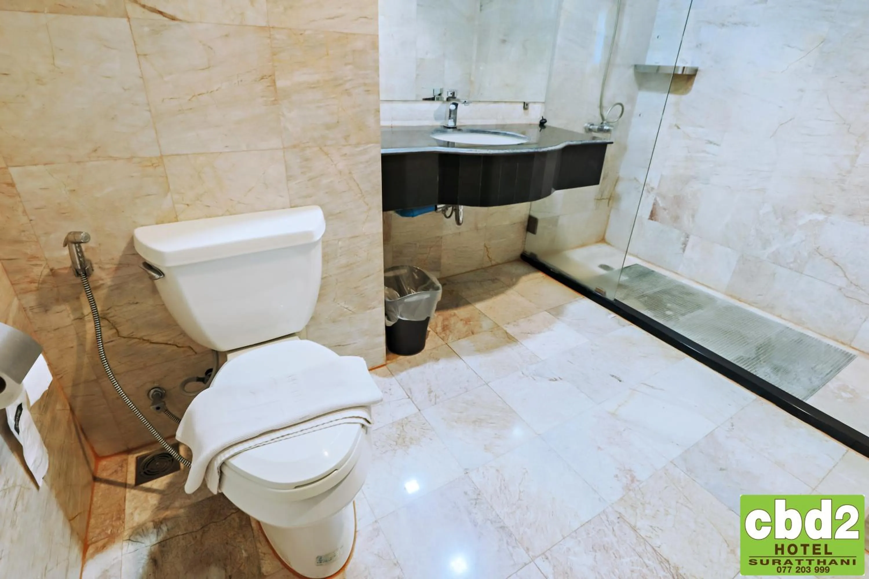 Bathroom in CBD 2 Hotel