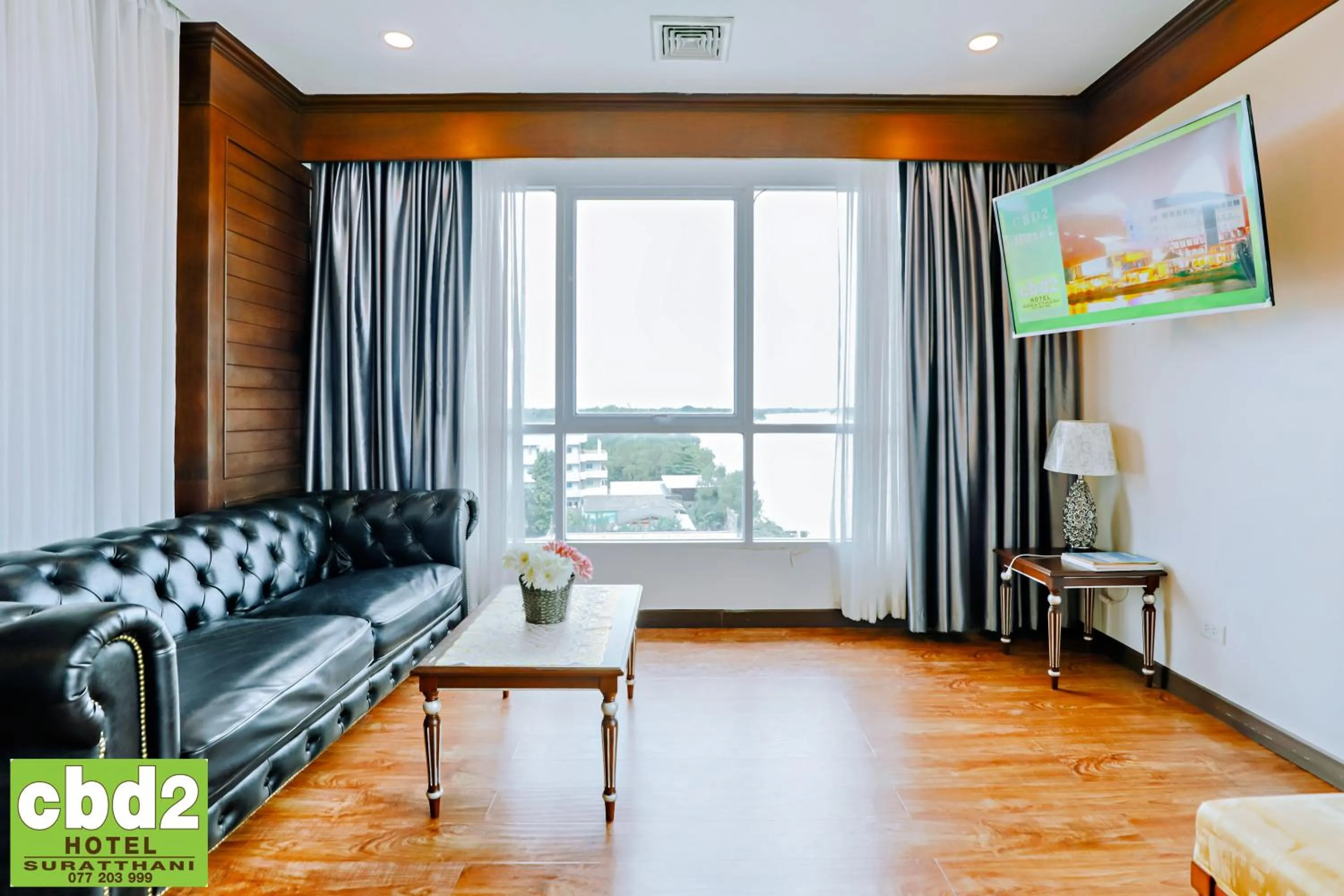 Seating area in CBD 2 Hotel