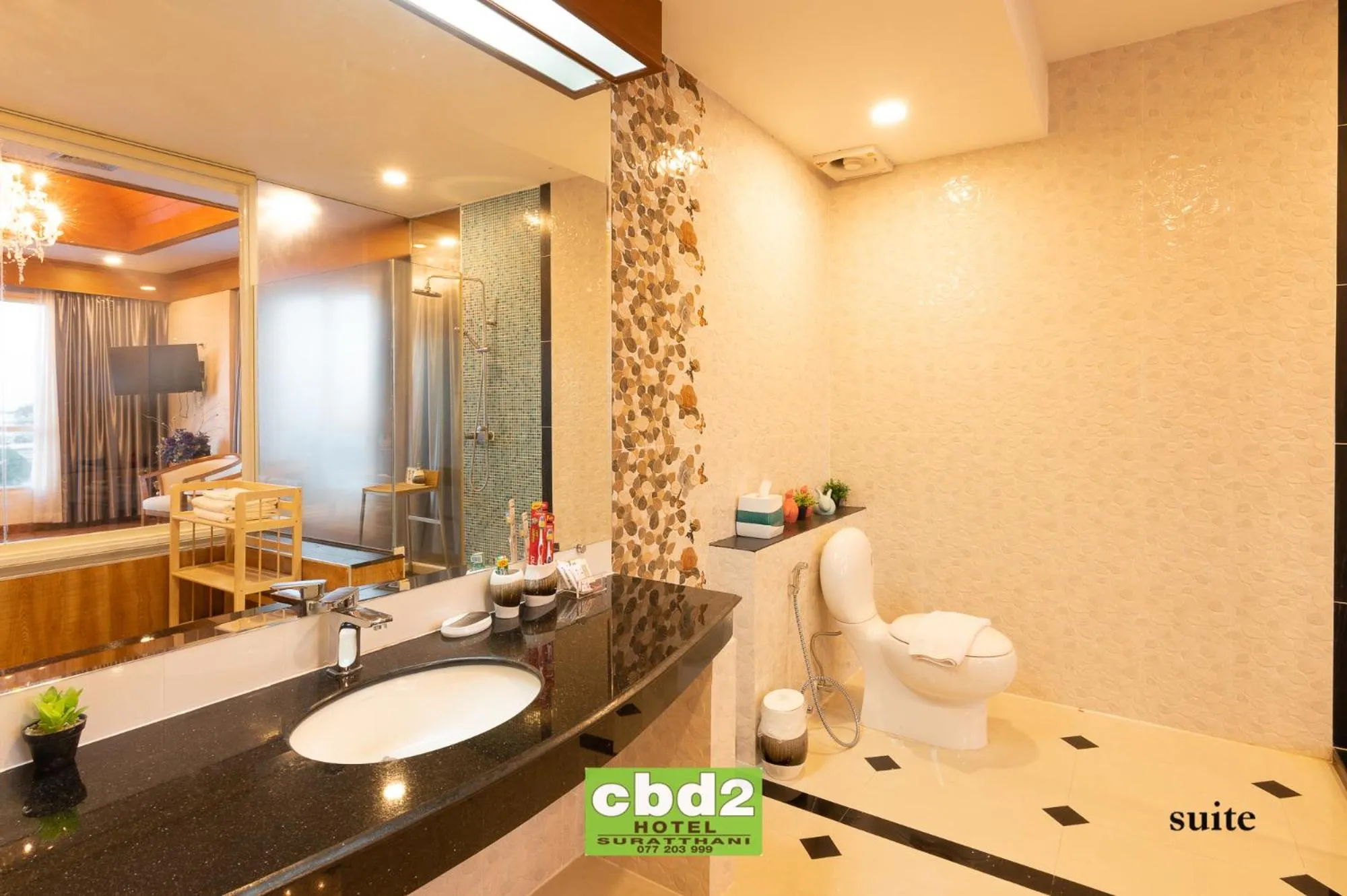 Bathroom in CBD 2 Hotel