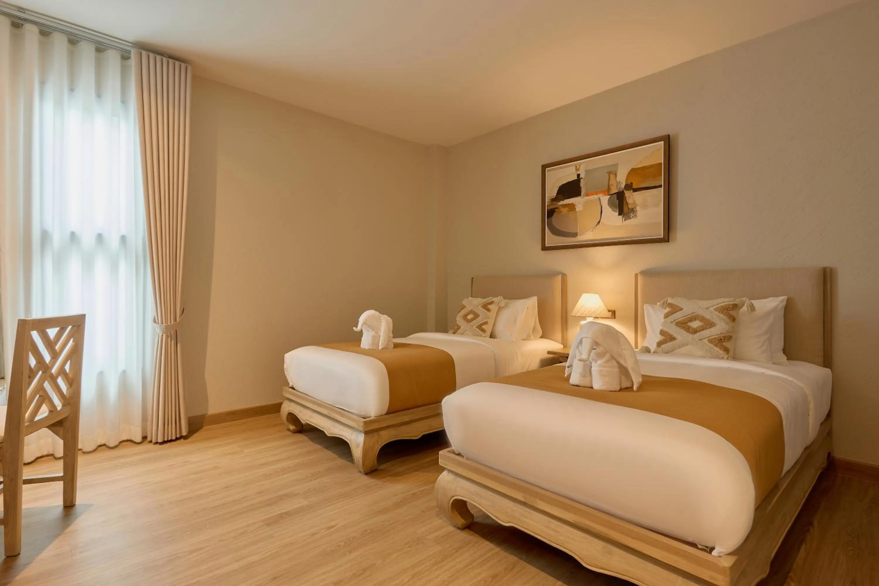 Bed in Ten Boutique Hotel Chiangmai