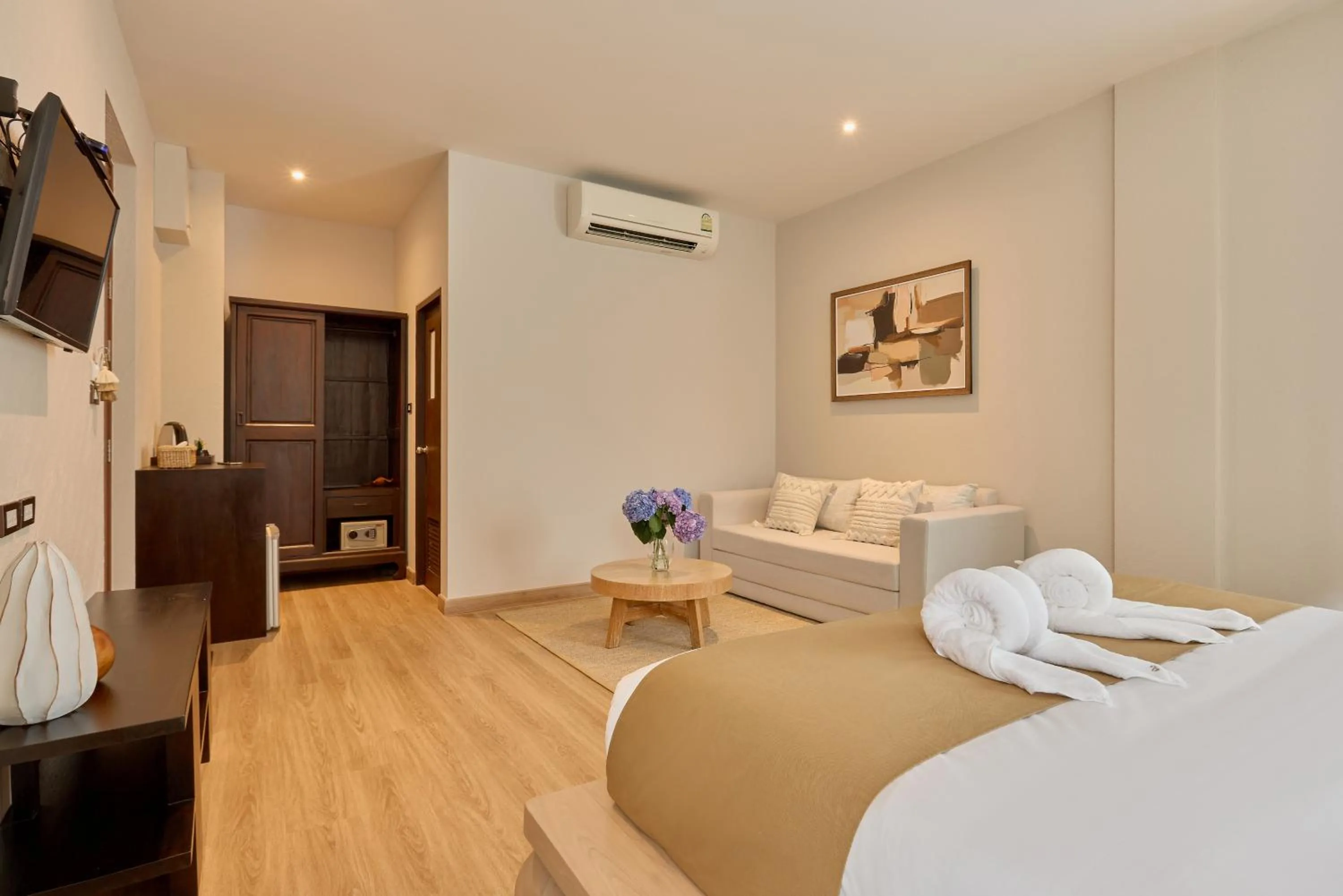 Bed in Ten Boutique Hotel Chiangmai