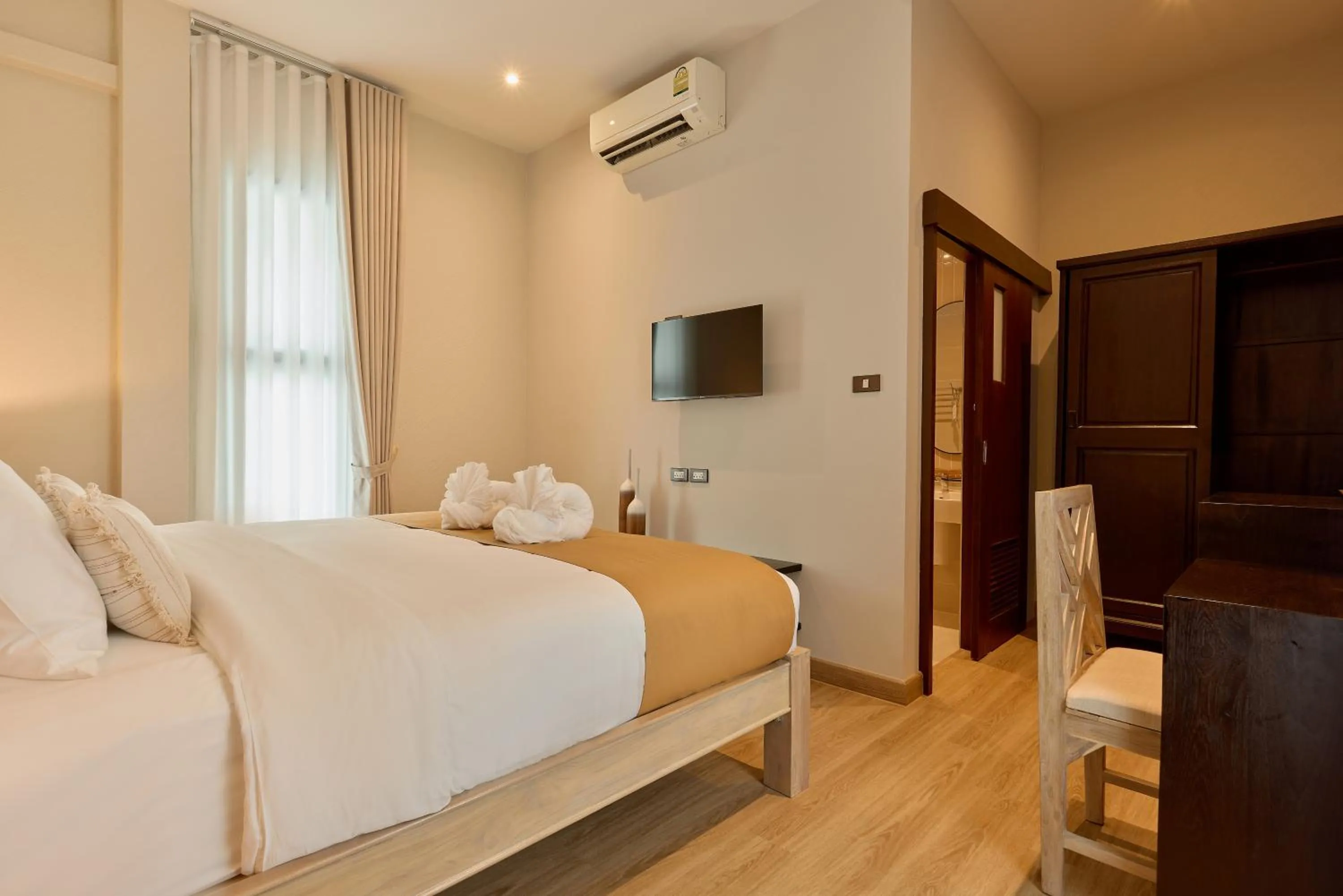 Bed in Ten Boutique Hotel Chiangmai