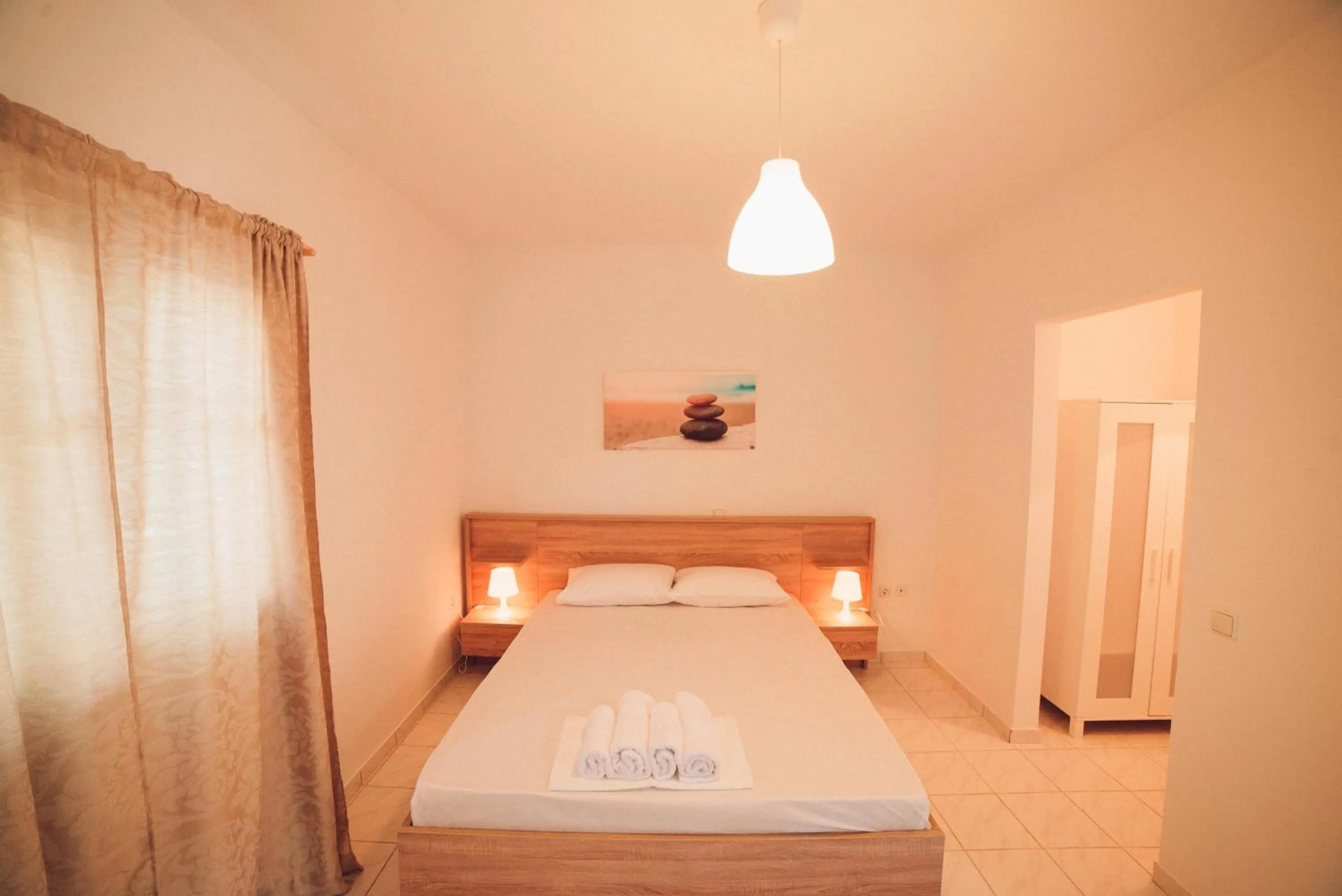 Bedroom, Bed in Nerina Studios Agios Nikitas