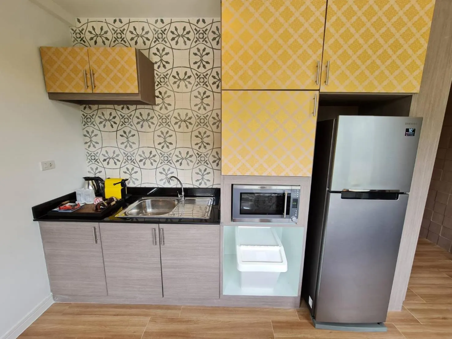 Kitchen or kitchenette in Elegancy Resort Hua Hin