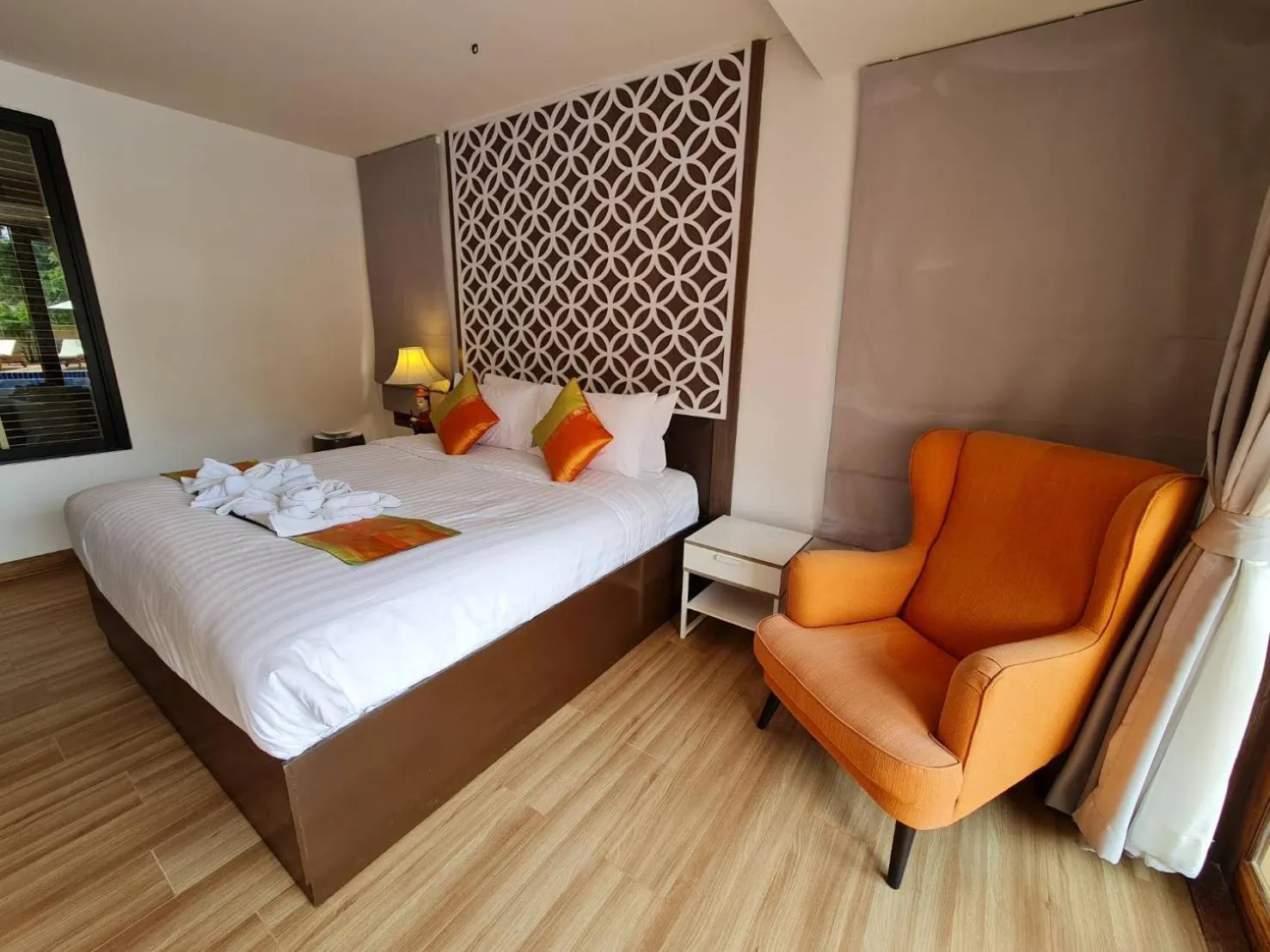 Bed in Elegancy Resort Hua Hin