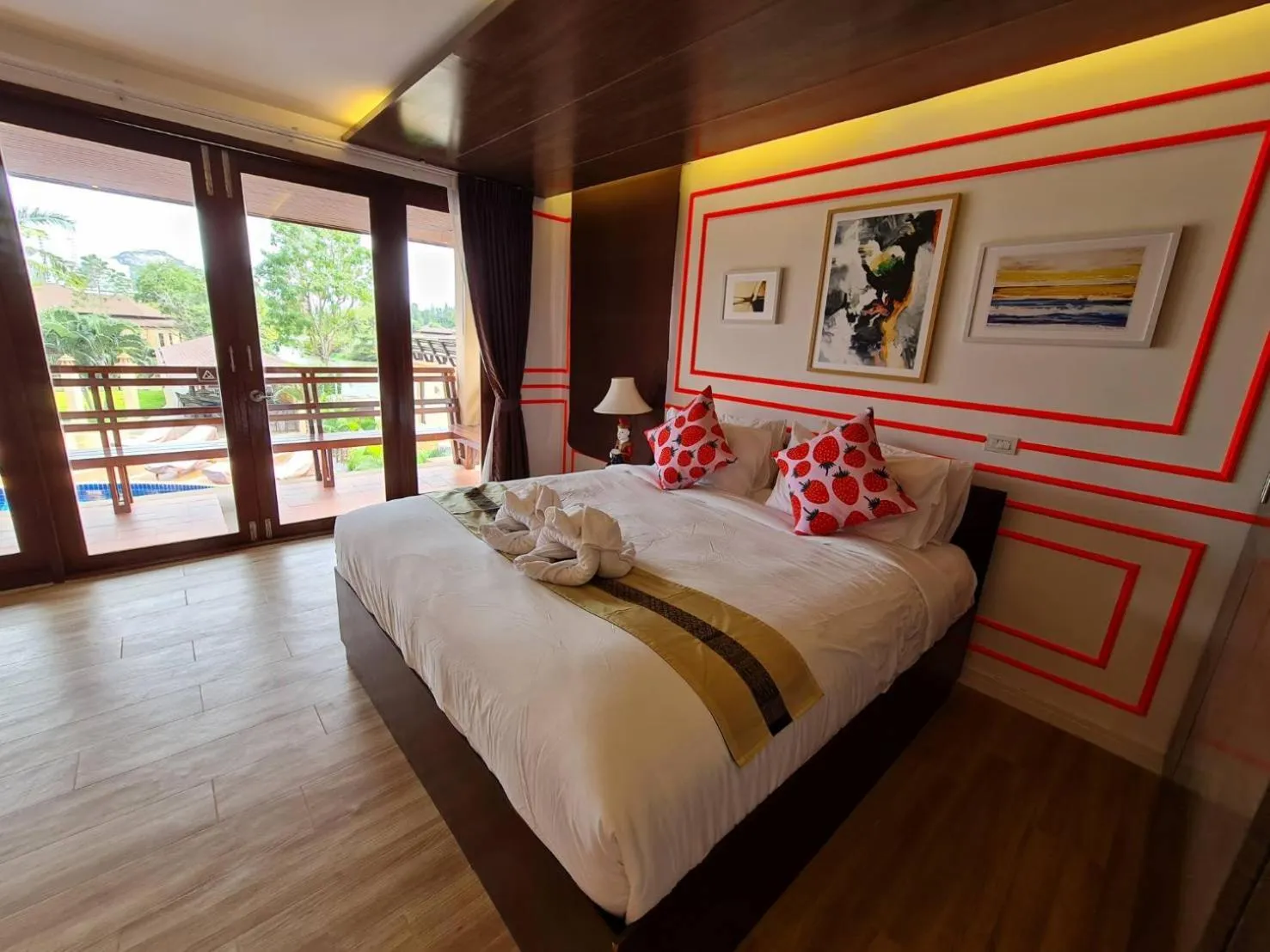 Photo of the whole room, Bed in Elegancy Resort Hua Hin