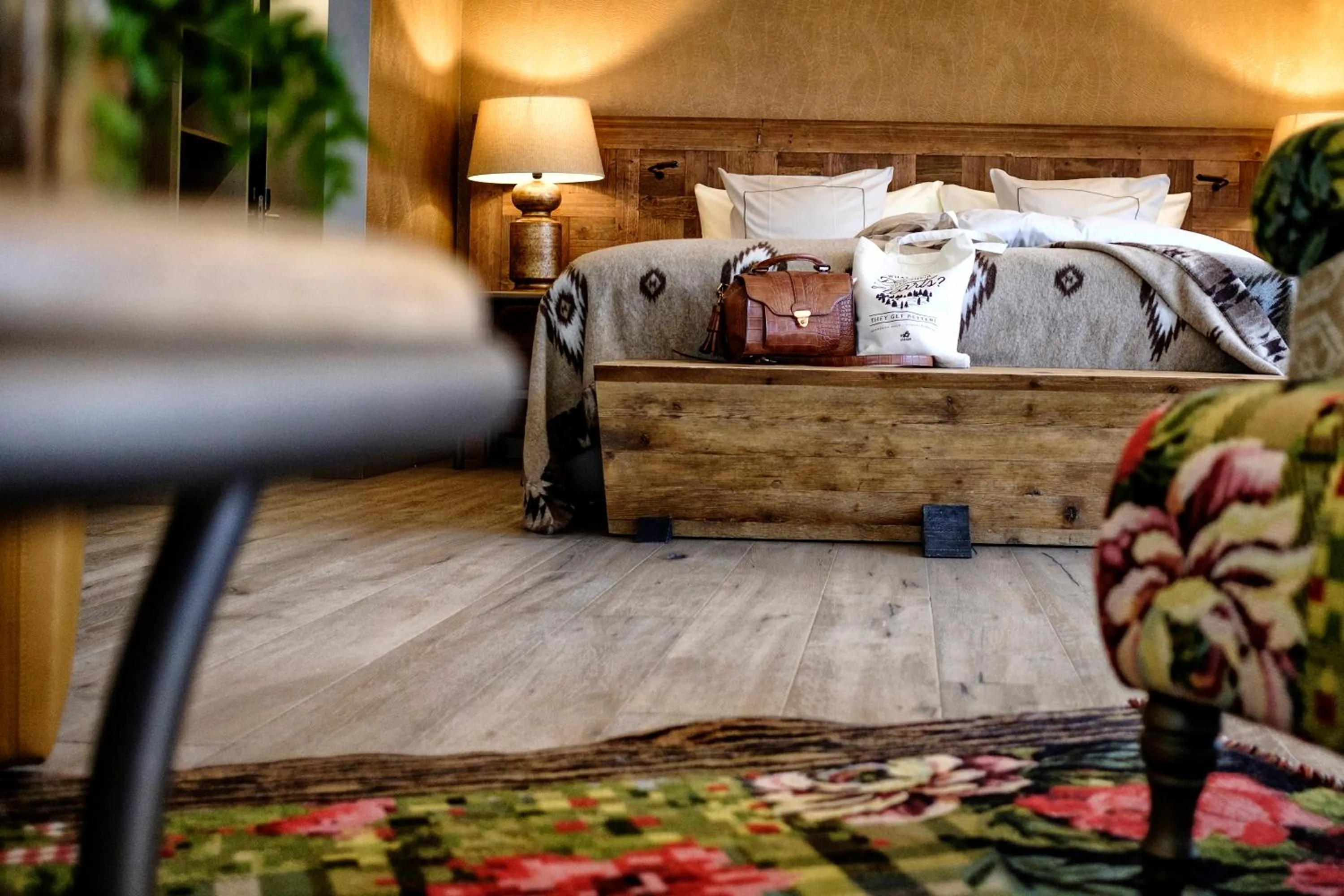 Bed in Valsana Hotel Arosa - Small Luxury Hotel