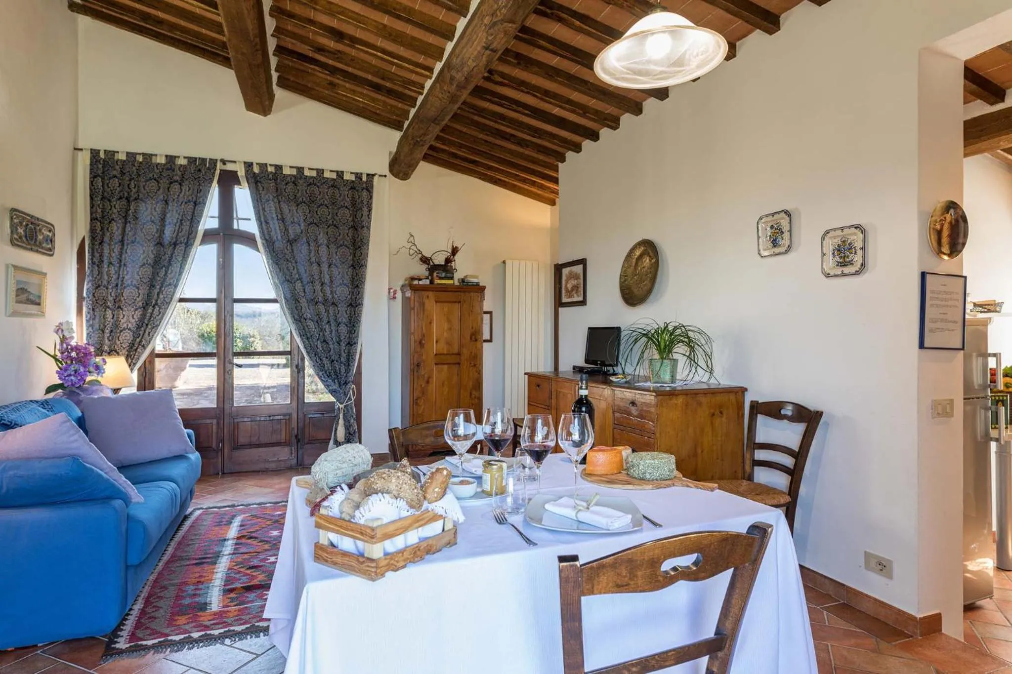 Dining area in Il Poderino